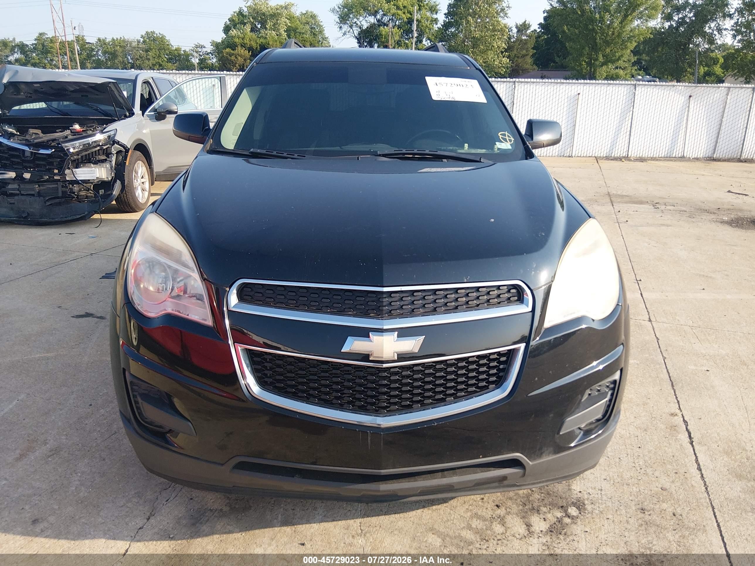 2015 Chevrolet Equinox Lt Black vin: 2GNALBEK2F6338072