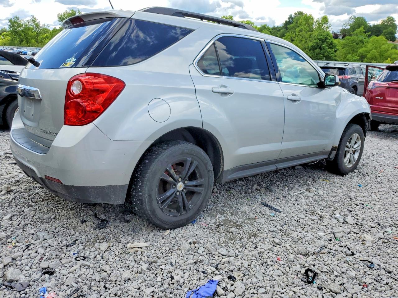 2015 Chevrolet Equinox Lt Silver vin: 2GNALBEK2F6341232