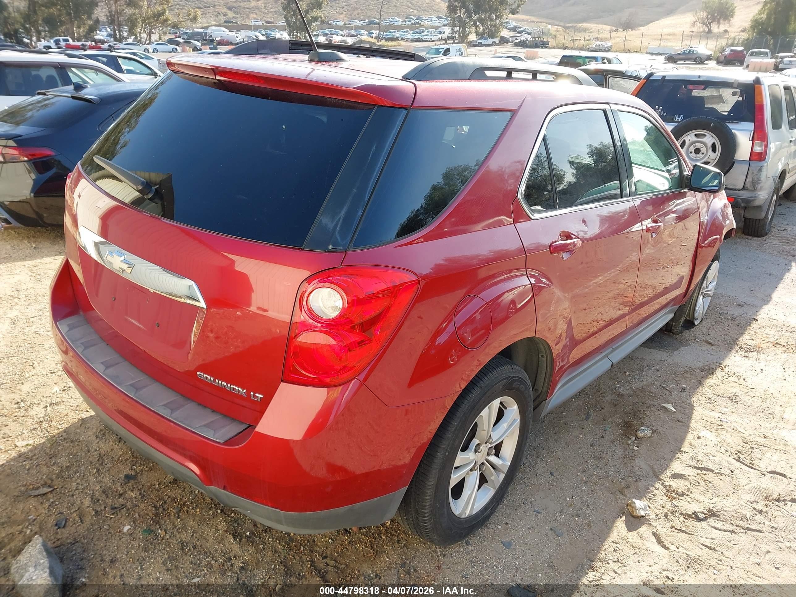 2015 Chevrolet Equinox 1lt Red vin: 2GNALBEK2F6353252