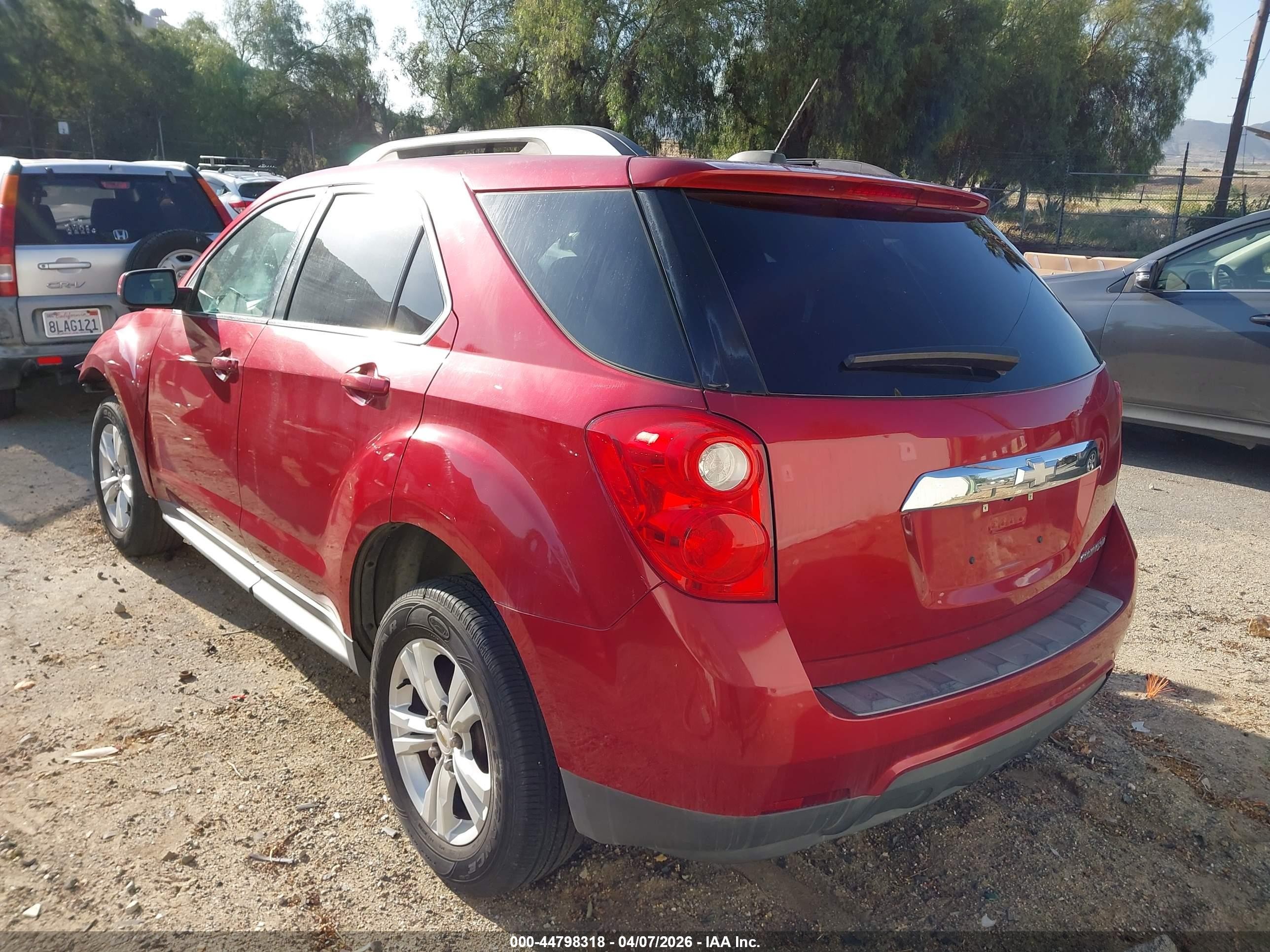 2015 Chevrolet Equinox 1lt Red vin: 2GNALBEK2F6353252