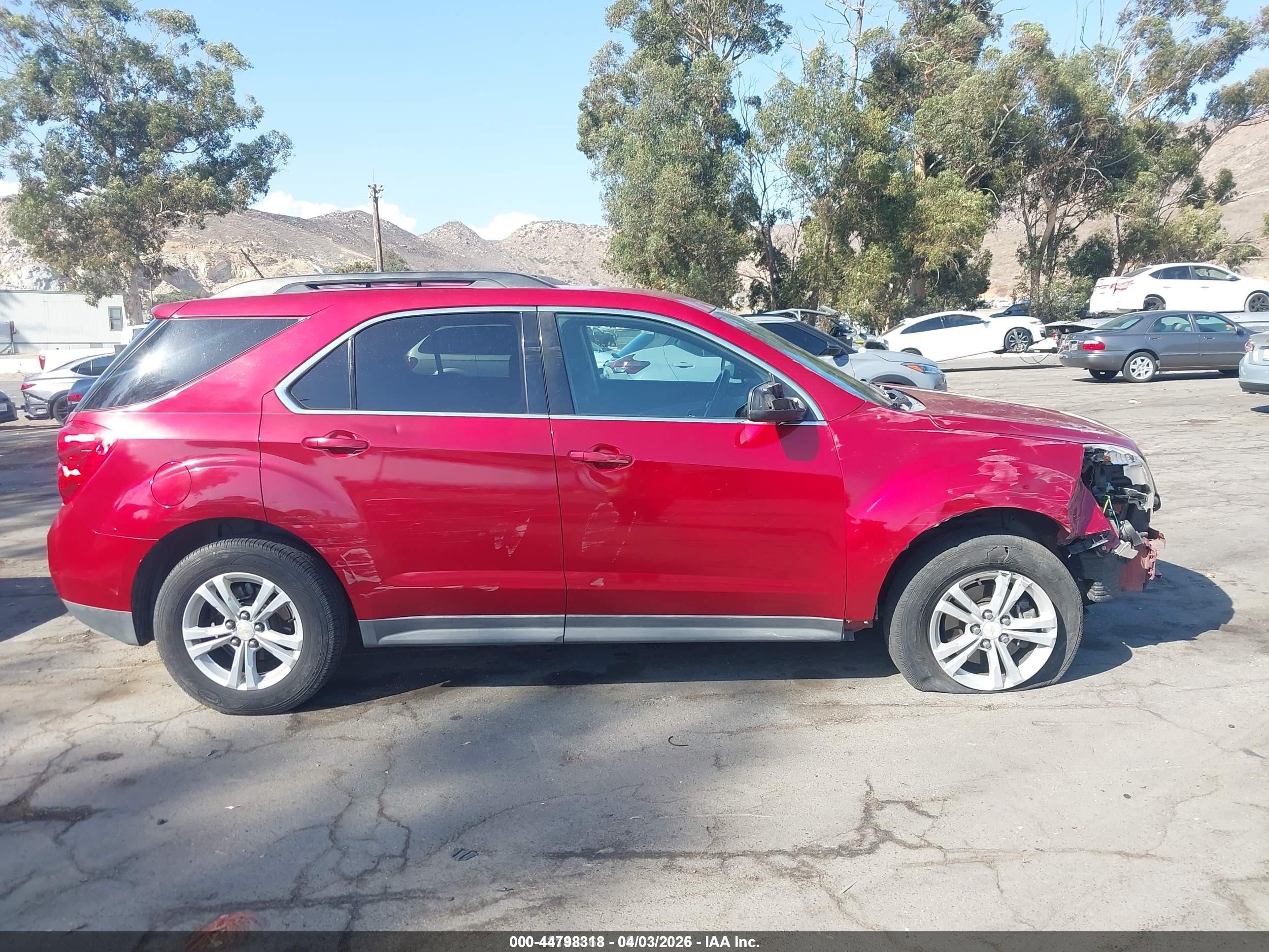 2015 Chevrolet Equinox 1lt Red vin: 2GNALBEK2F6353252