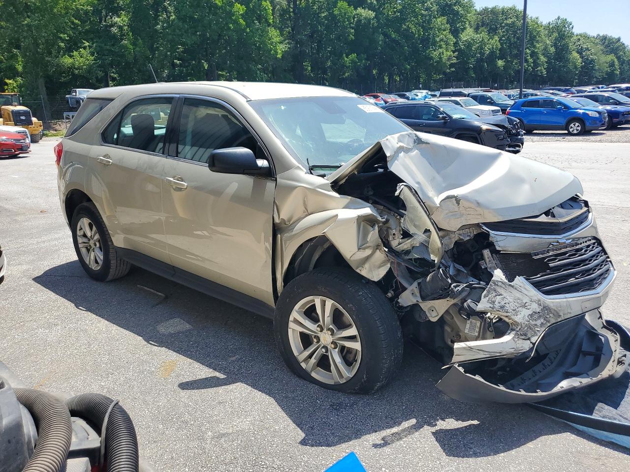 2016 Chevrolet Equinox Ls Cream vin: 2GNALBEK2G1131695