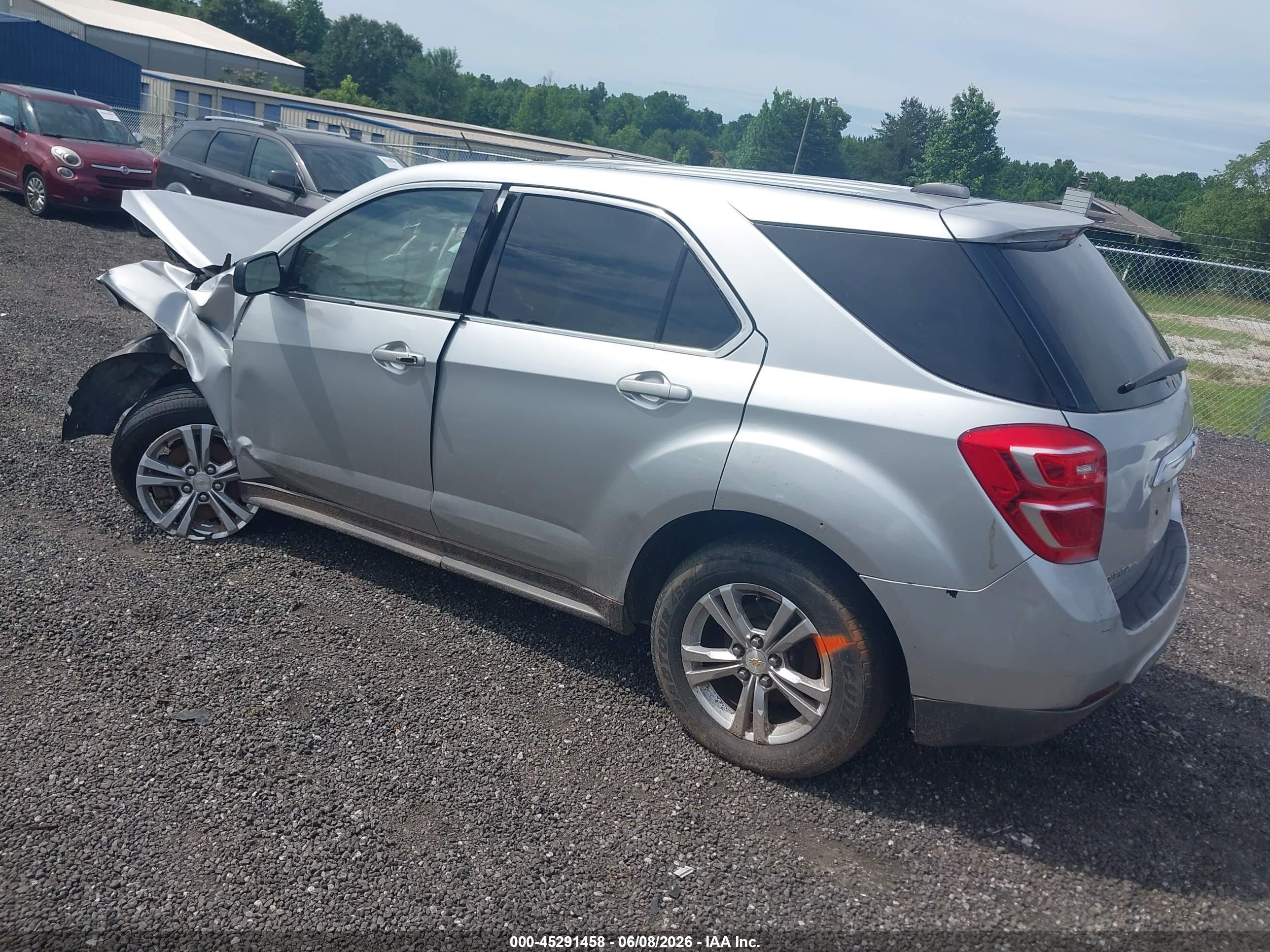 2017 Chevrolet Equinox Ls Silver vin: 2GNALBEK2H1610040