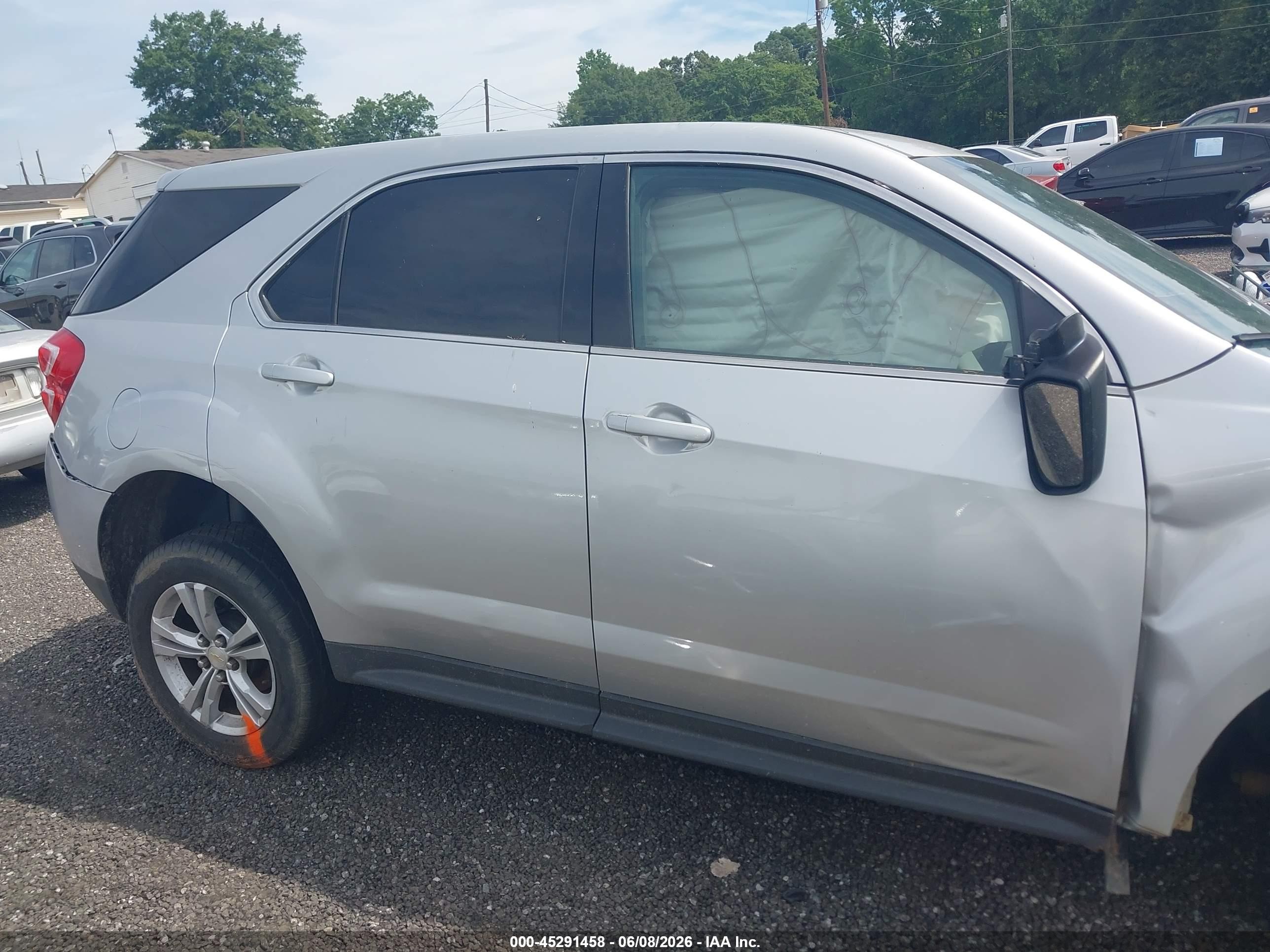 2017 Chevrolet Equinox Ls Silver vin: 2GNALBEK2H1610040