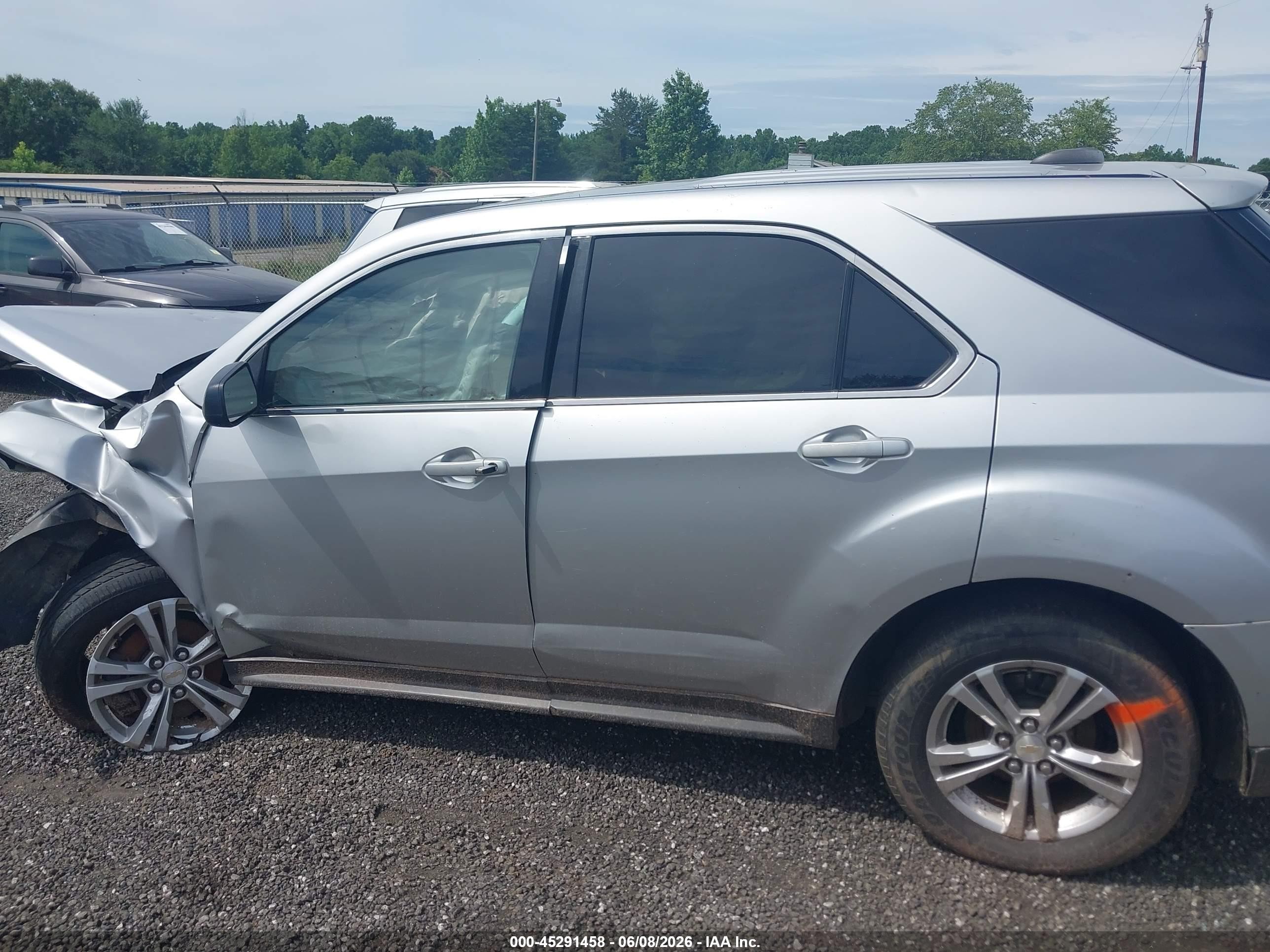 2017 Chevrolet Equinox Ls Silver vin: 2GNALBEK2H1610040