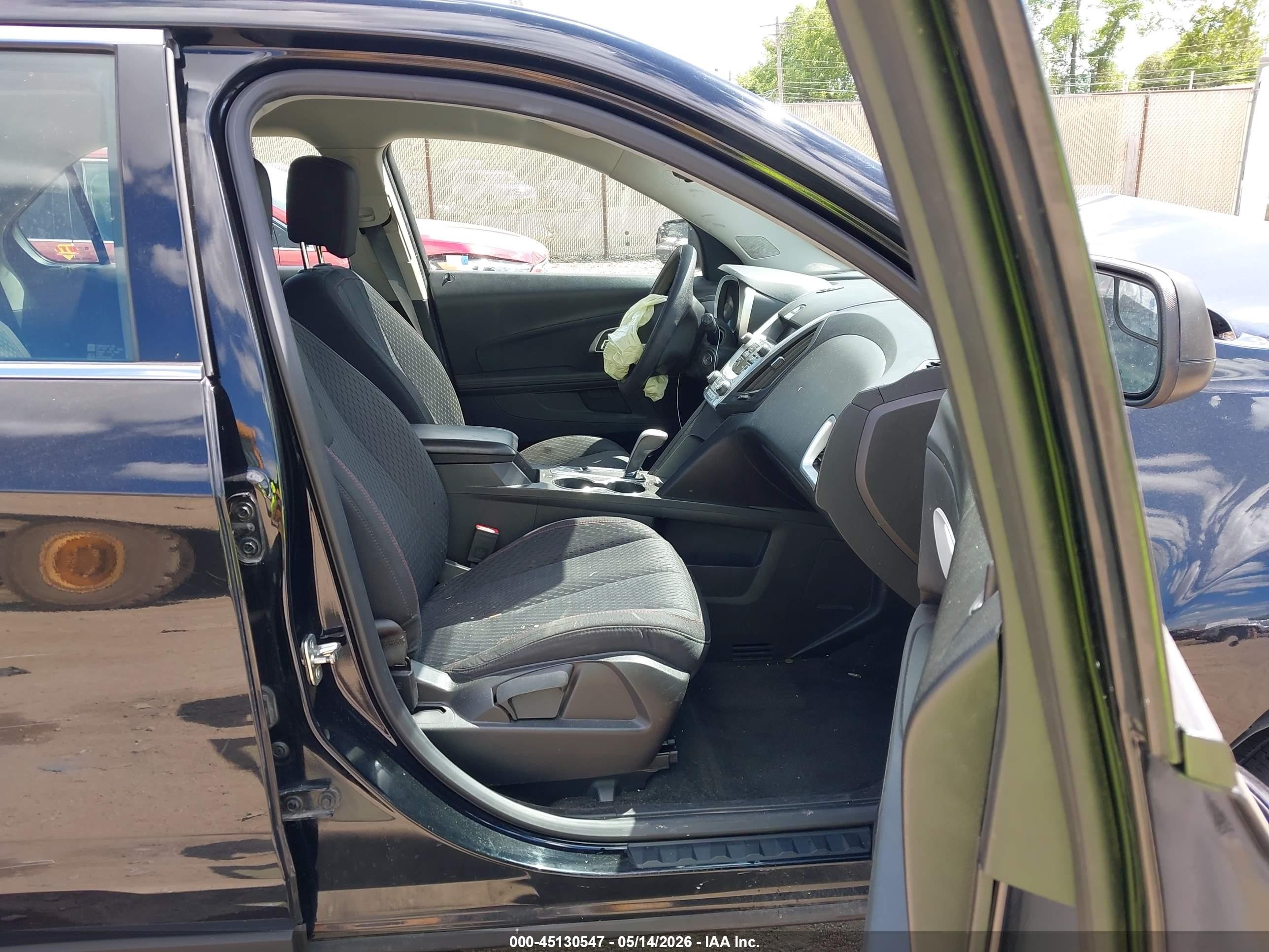 2012 Chevrolet Equinox Ls Black vin: 2GNALBEK3C1127309