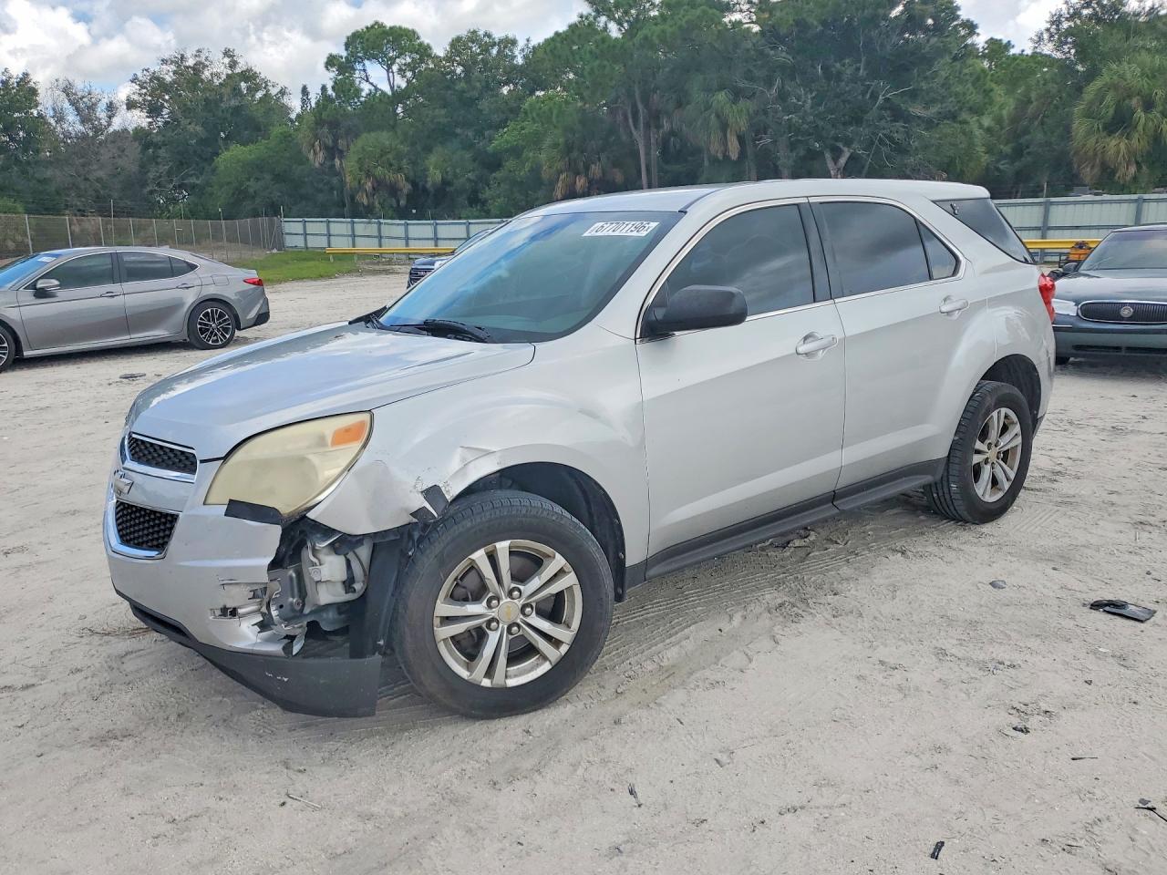 2012 Chevrolet Equinox Ls Серый vin: 2GNALBEK3C1131327