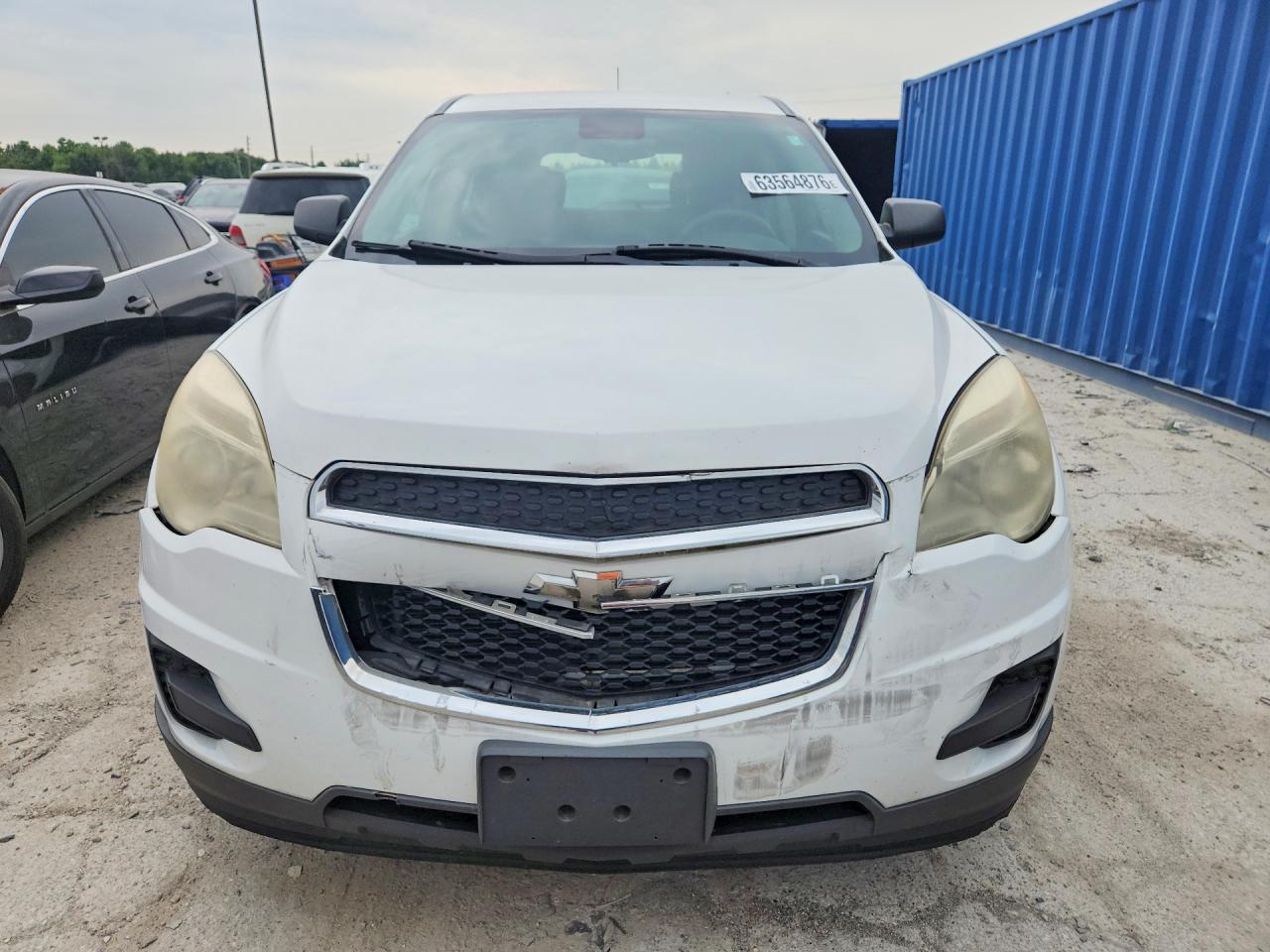 2012 Chevrolet Equinox Ls White vin: 2GNALBEK3C1179085