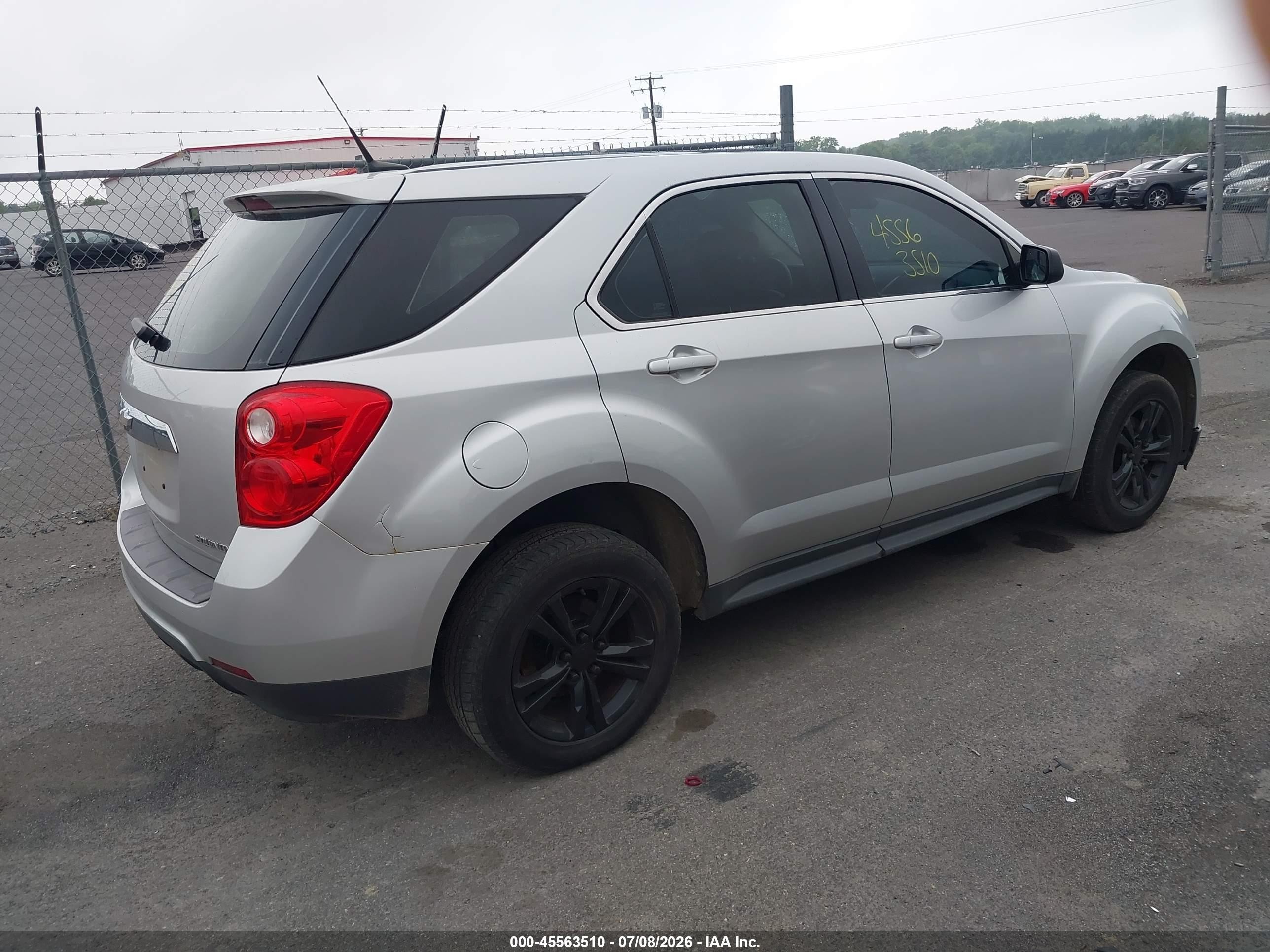 2012 Chevrolet Equinox Ls Silver vin: 2GNALBEK3C1240113