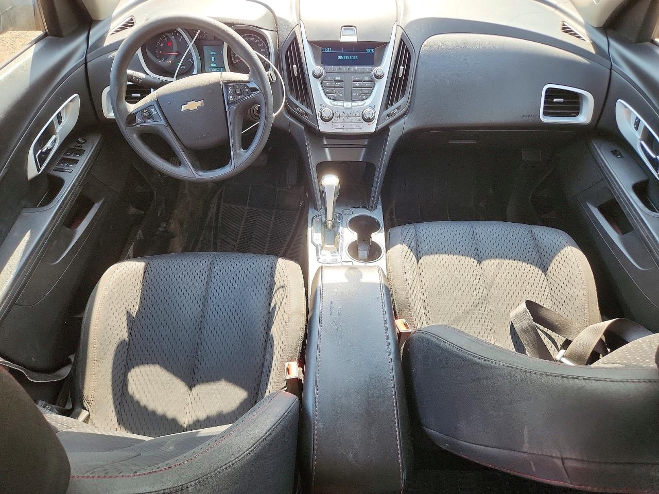 2012 Chevrolet Equinox Ls Black vin: 2GNALBEK3C6338903
