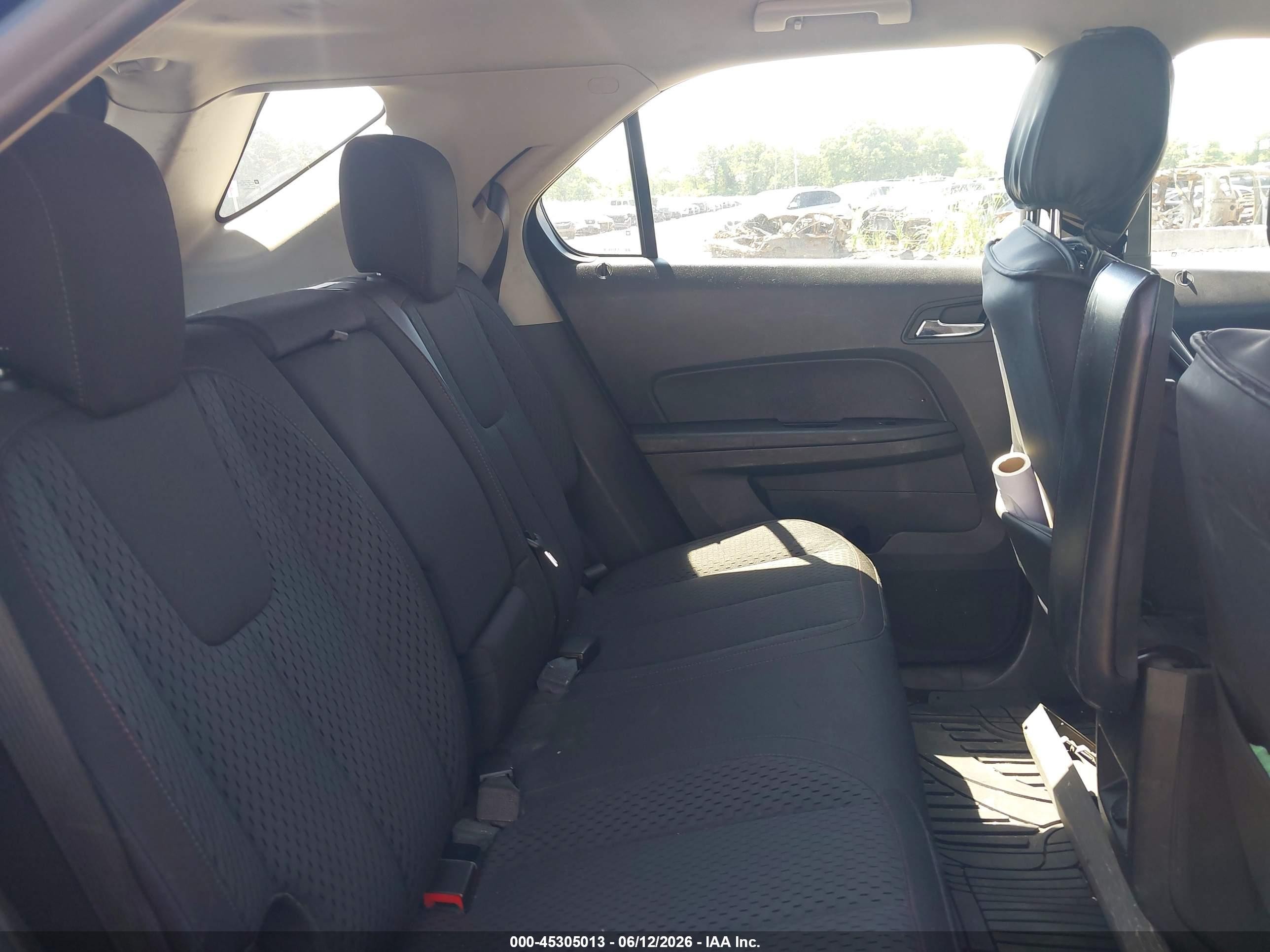 2013 Chevrolet Equinox Ls Black vin: 2GNALBEK3D1269130