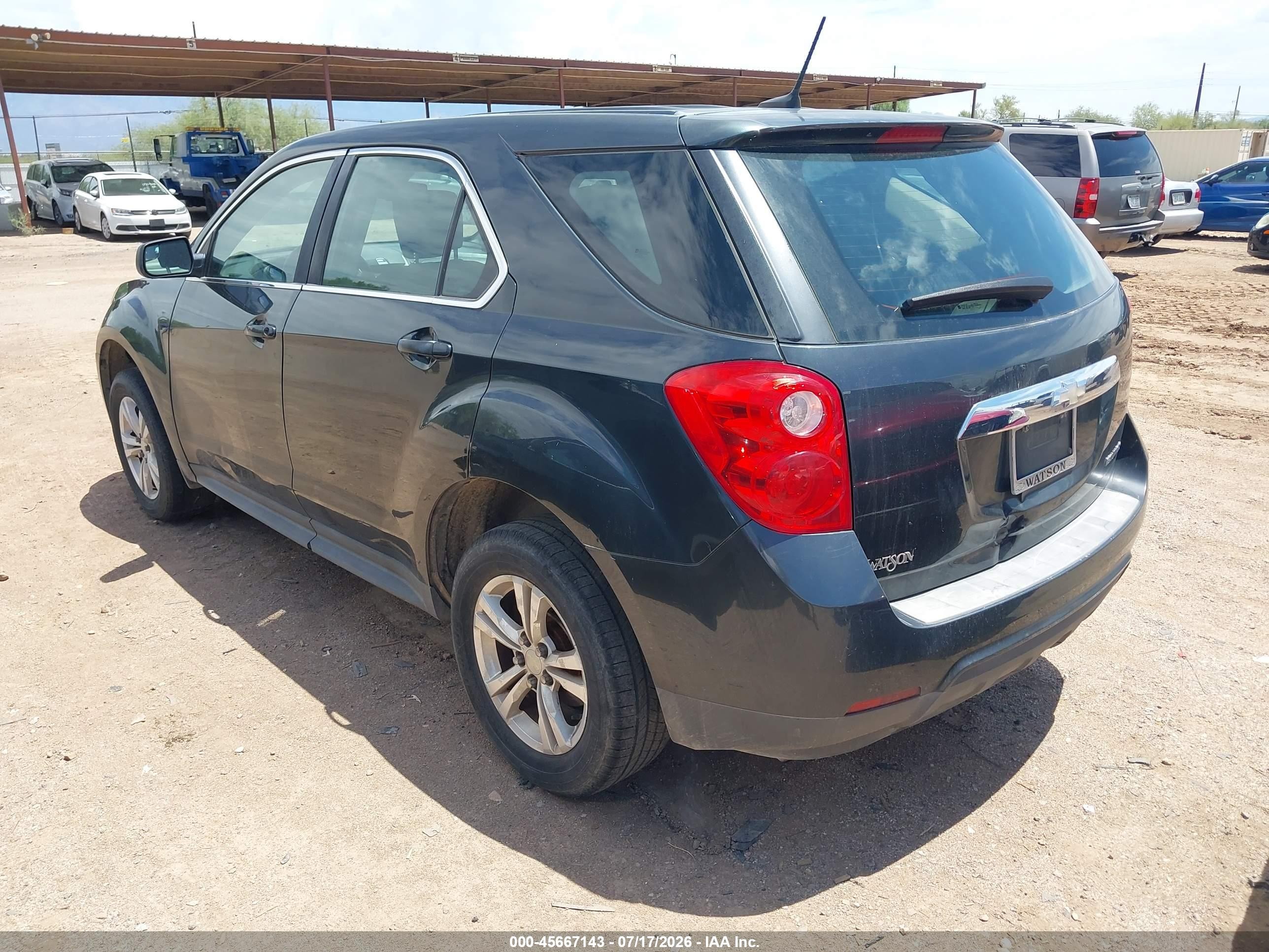 2013 Chevrolet Equinox Ls Gray vin: 2GNALBEK3D1270682
