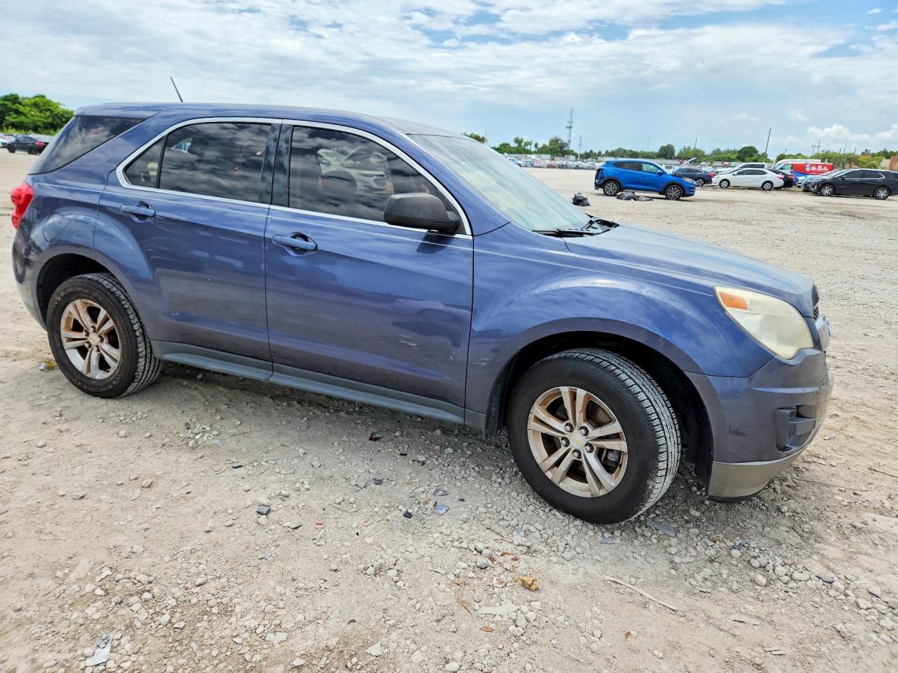 2013 Chevrolet Equinox Ls Blue vin: 2GNALBEK3D6163361