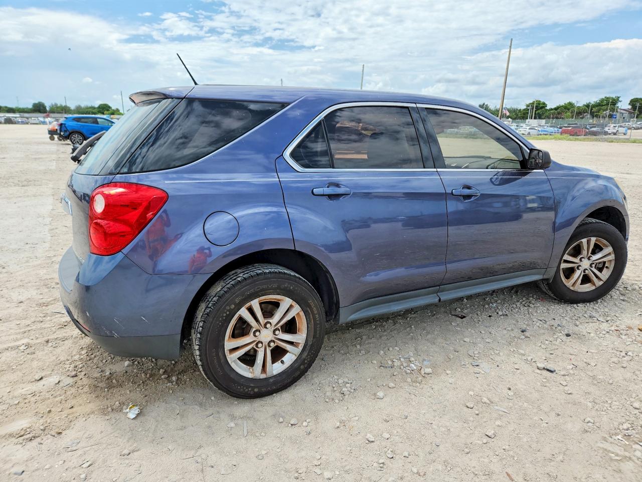 2013 Chevrolet Equinox Ls Blue vin: 2GNALBEK3D6163361