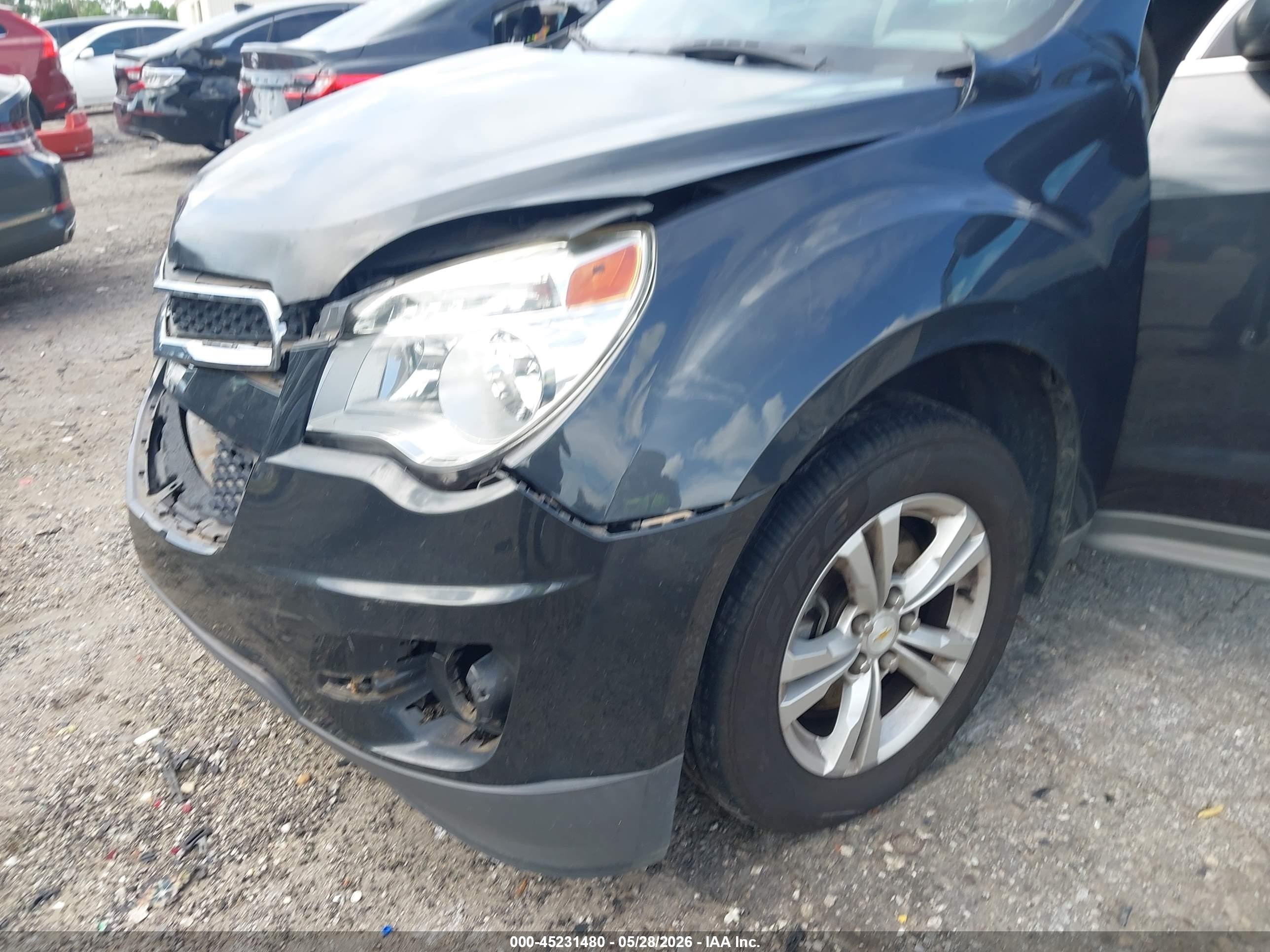 2013 Chevrolet Equinox Ls Black vin: 2GNALBEK3D6209156