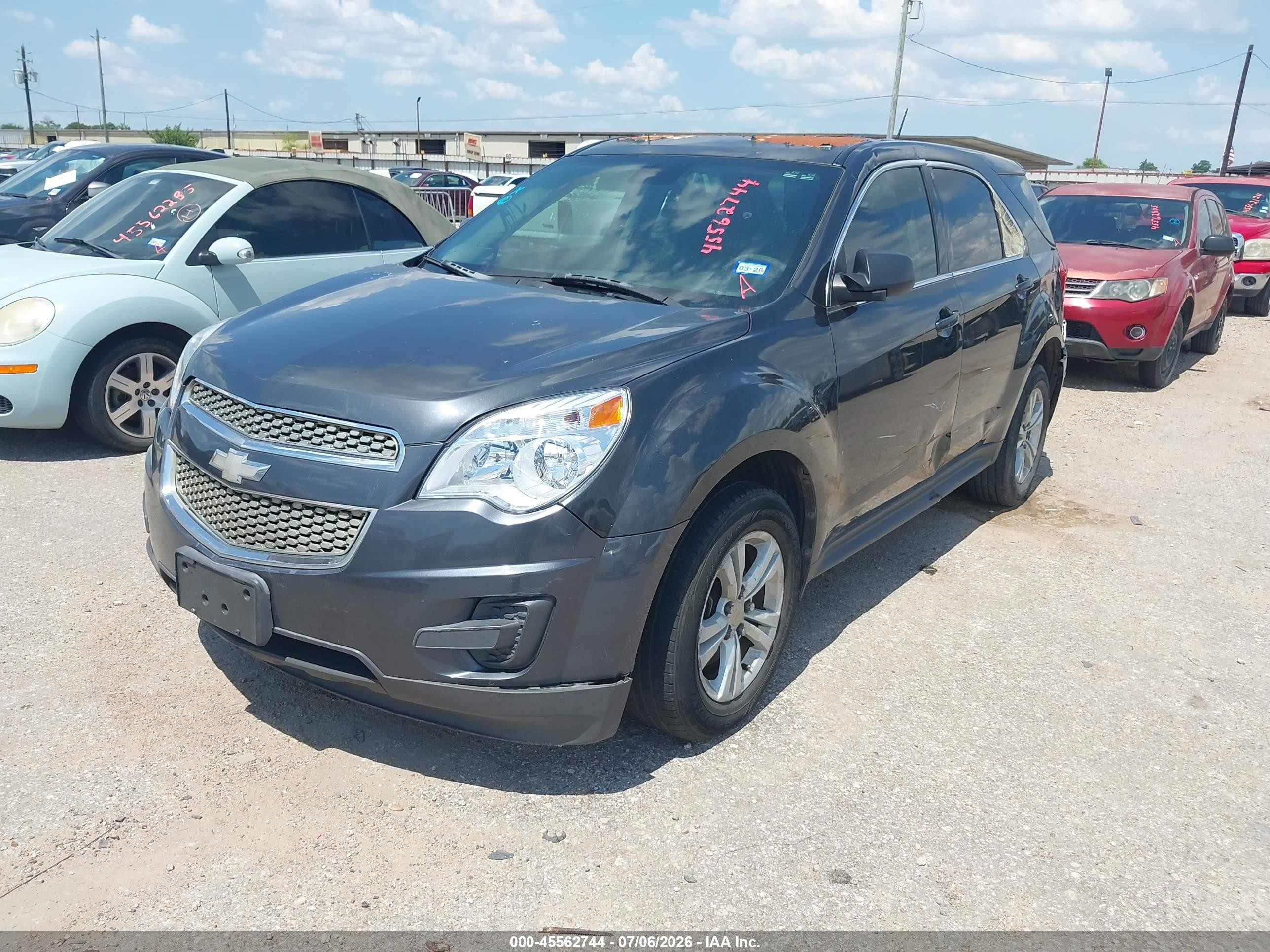 2013 Chevrolet Equinox Ls Gray vin: 2GNALBEK3D6308995