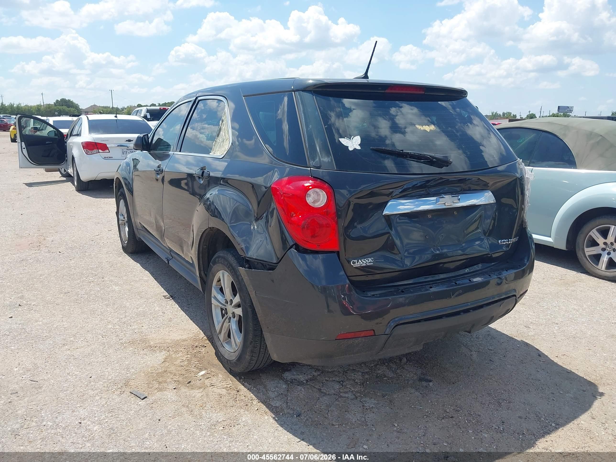 2013 Chevrolet Equinox Ls Gray vin: 2GNALBEK3D6308995