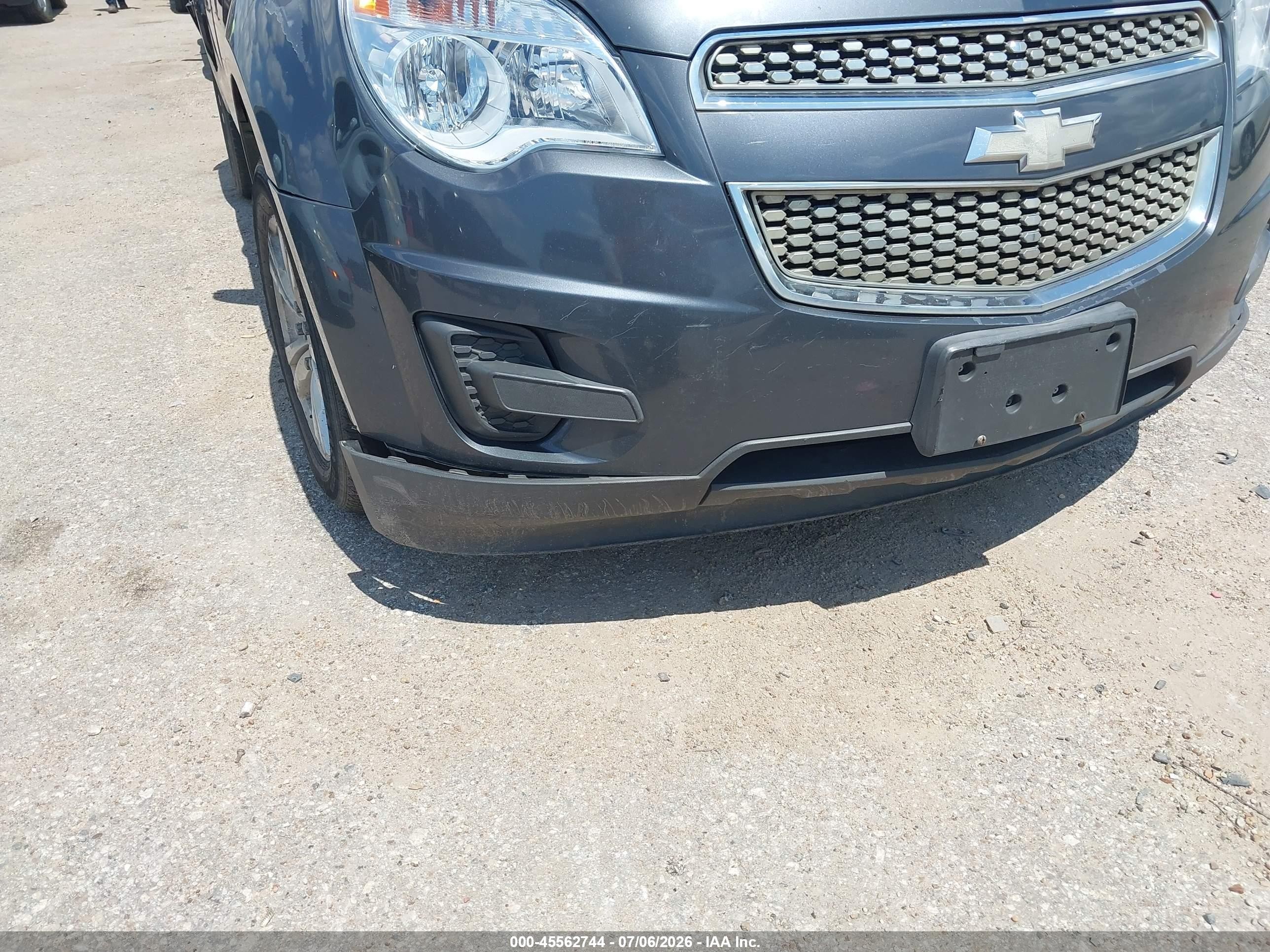 2013 Chevrolet Equinox Ls Gray vin: 2GNALBEK3D6308995