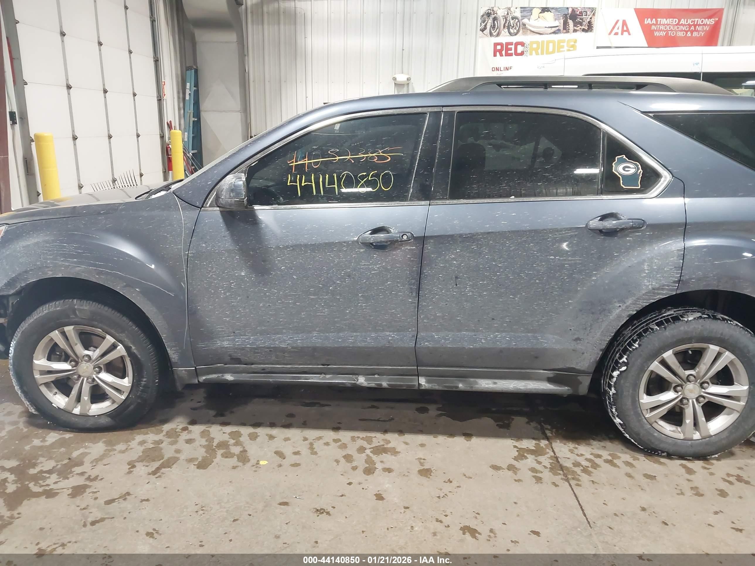 2014 Chevrolet Equinox 1lt Light Blue vin: 2GNALBEK3E6100469