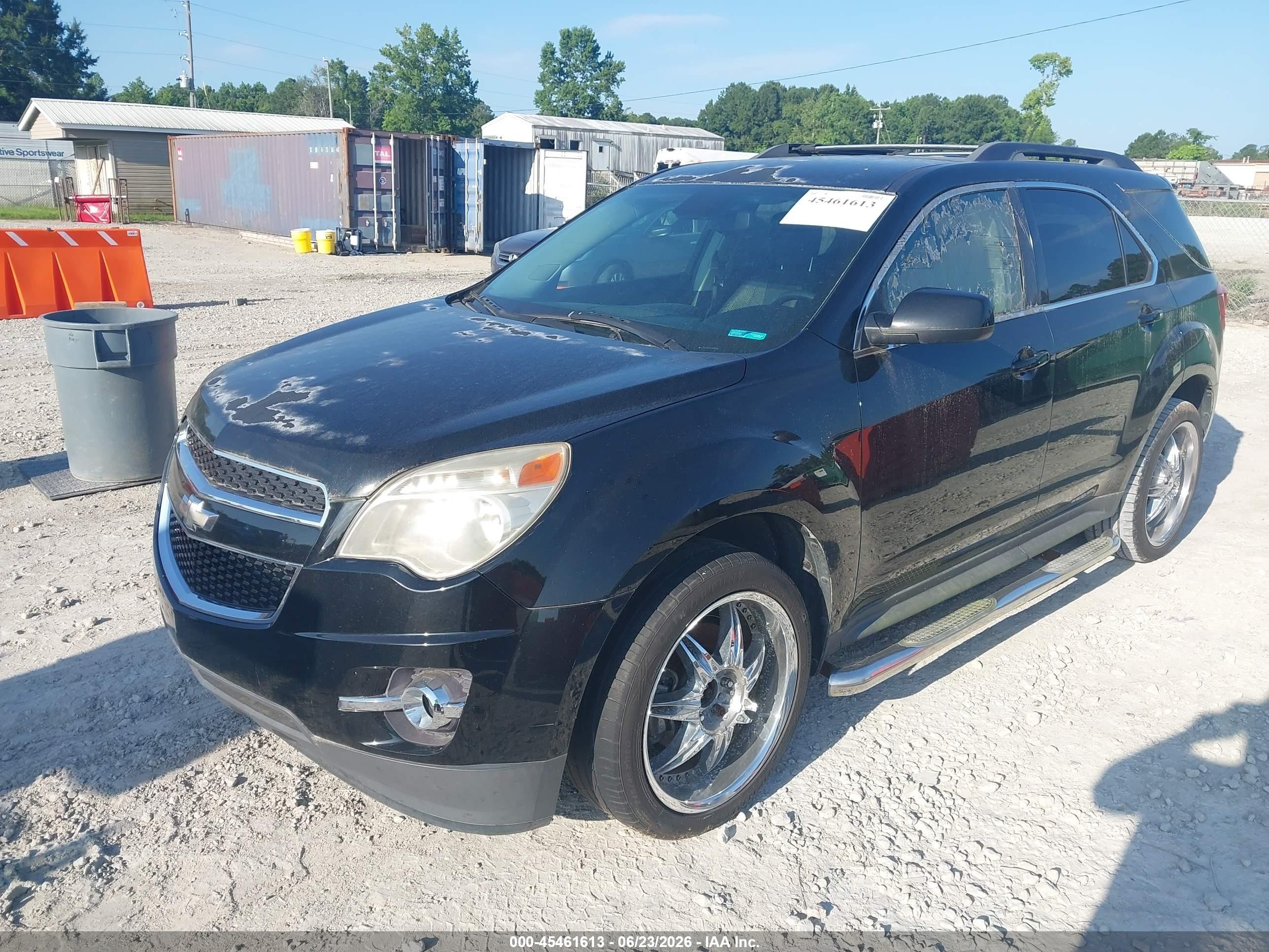 2014 Chevrolet Equinox Lt Black vin: 2GNALBEK3E6108684