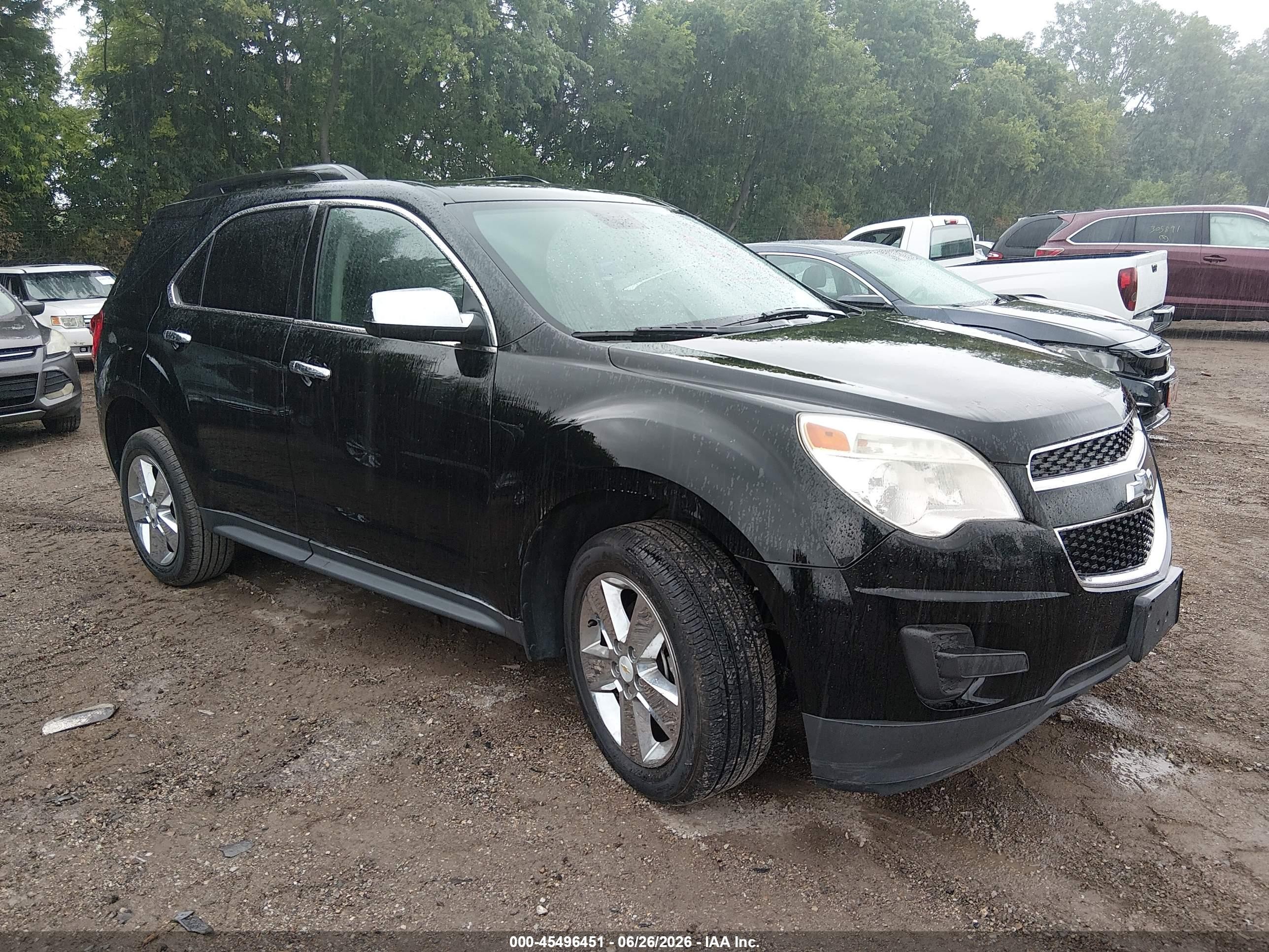 2014 Chevrolet Equinox Lt Black vin: 2GNALBEK3E6148179