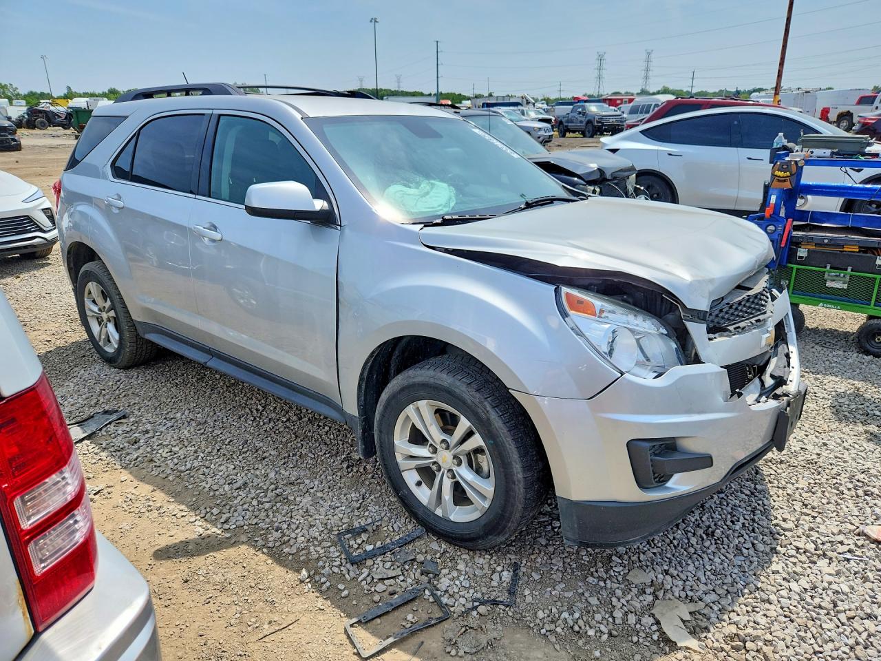 2014 Chevrolet Equinox Lt Silver vin: 2GNALBEK3E6174975
