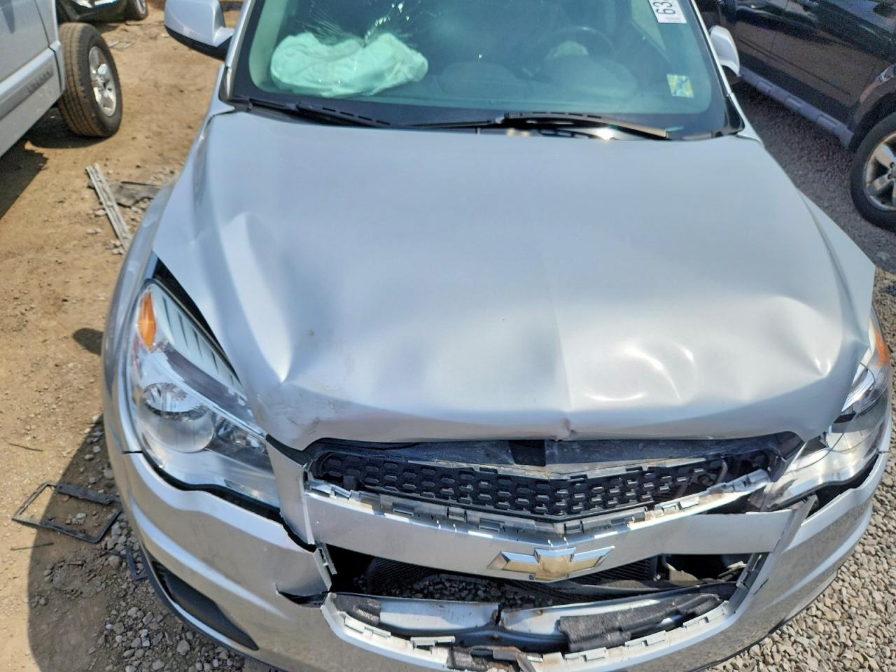2014 Chevrolet Equinox Lt Silver vin: 2GNALBEK3E6174975