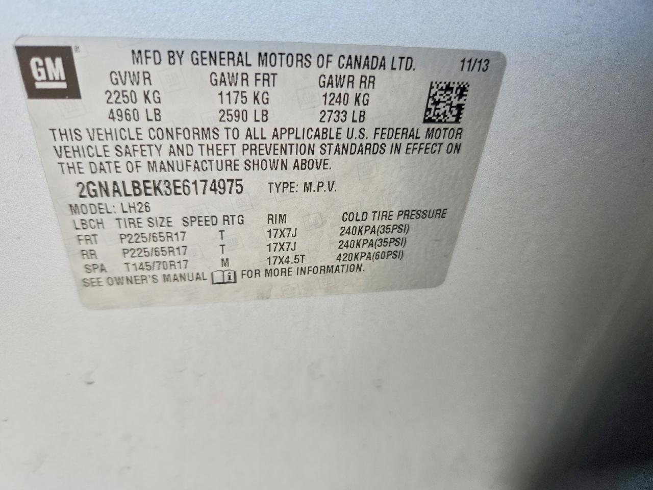 2014 Chevrolet Equinox Lt Silver vin: 2GNALBEK3E6174975