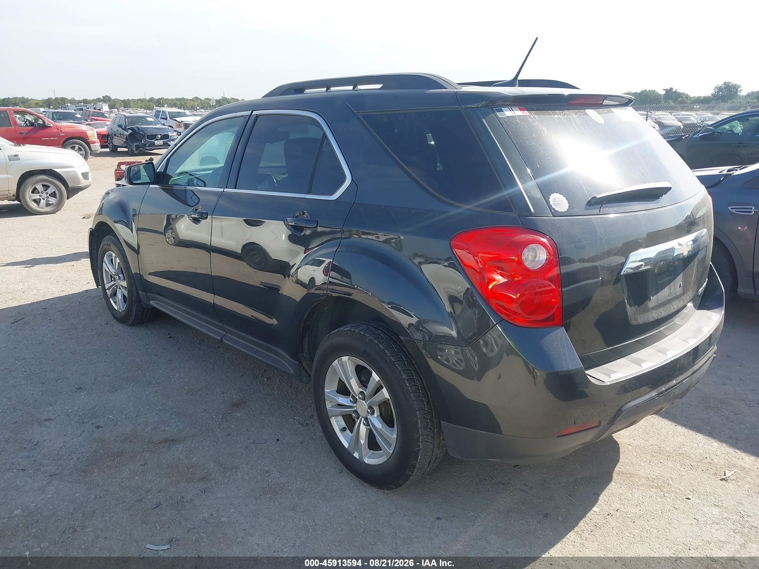 2014 Chevrolet Equinox Lt Black vin: 2GNALBEK3E6298695