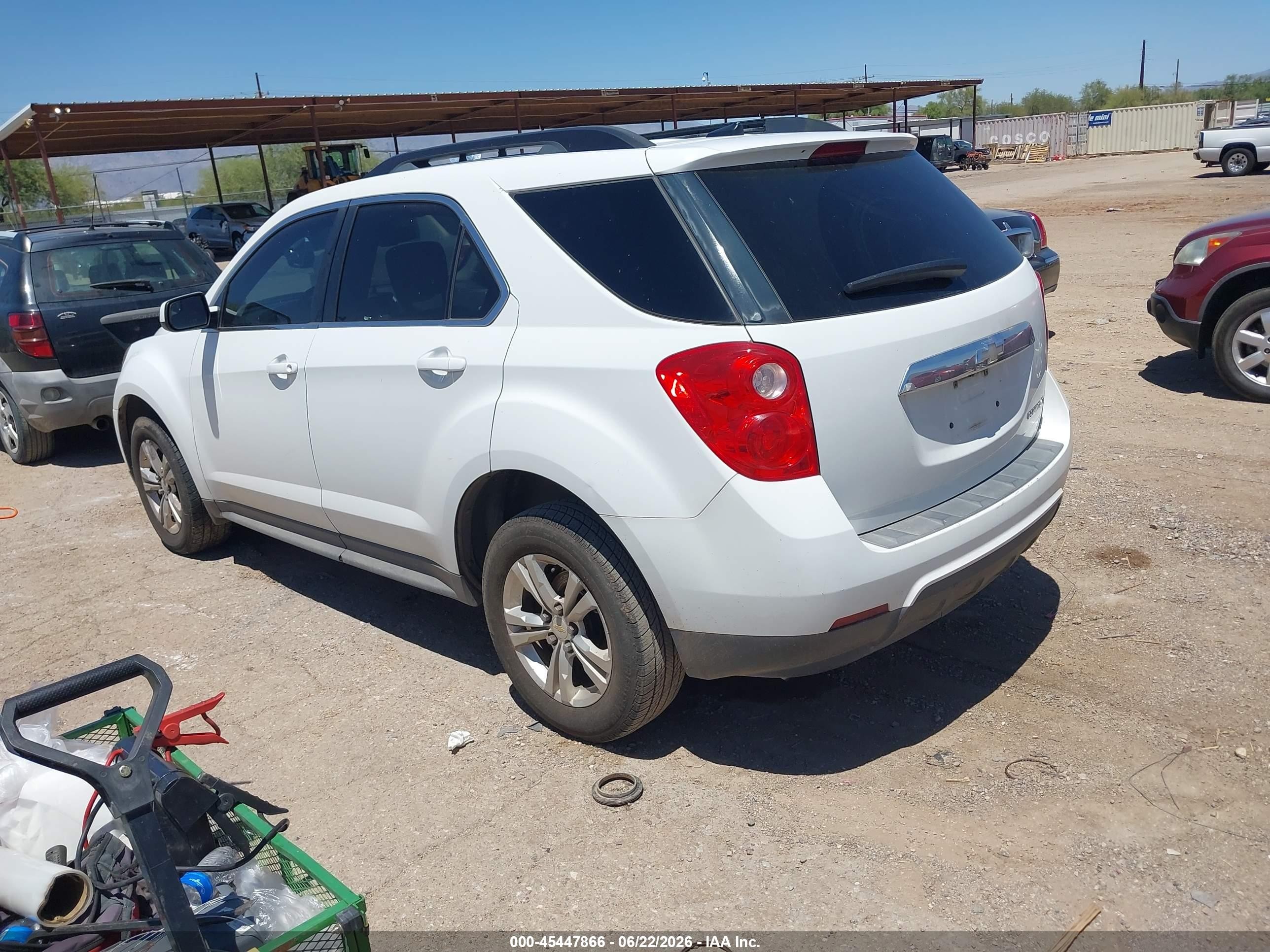 2014 Chevrolet Equinox Lt White vin: 2GNALBEK3E6333560