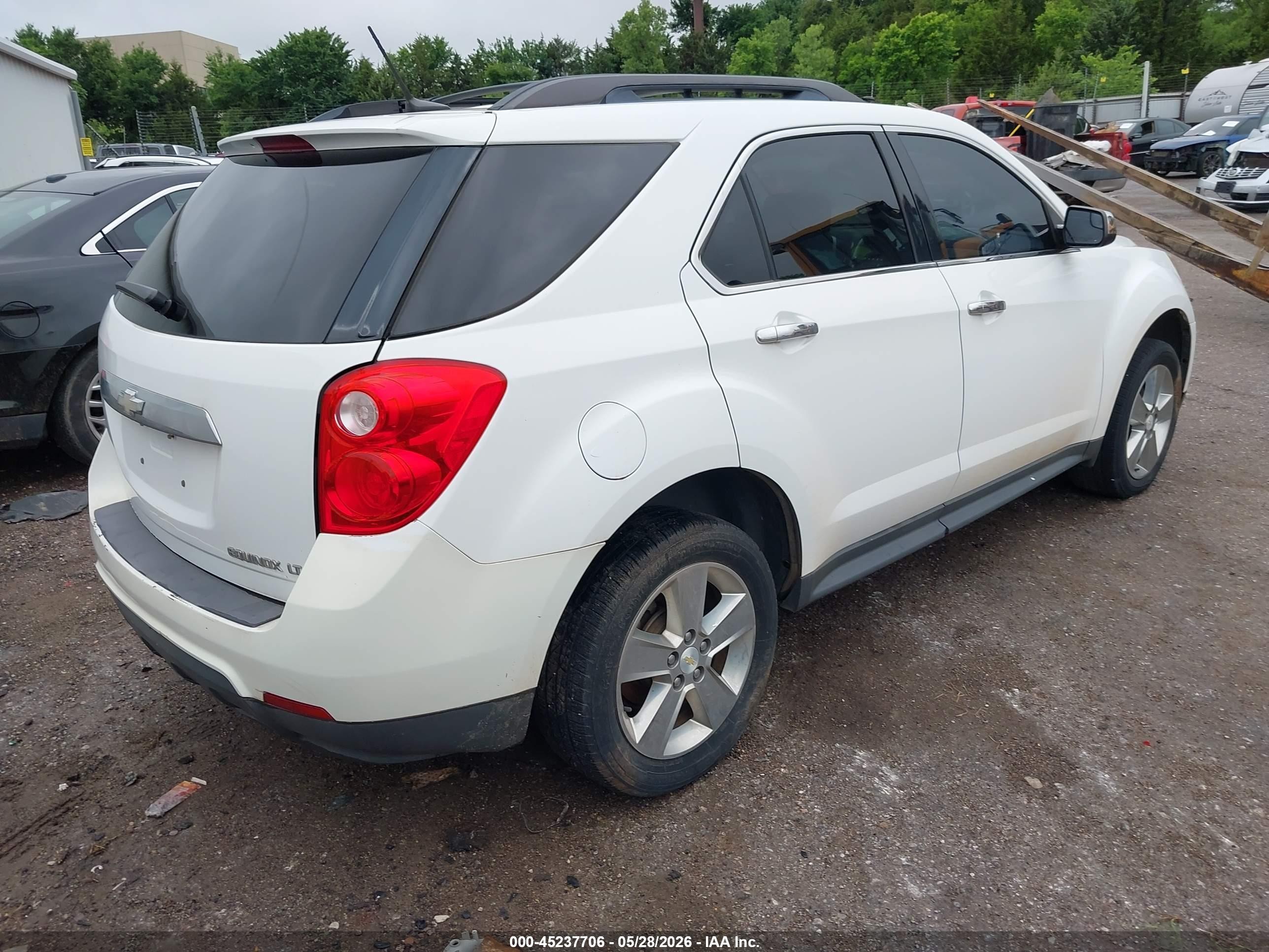 2014 Chevrolet Equinox 1lt White vin: 2GNALBEK3E6360337