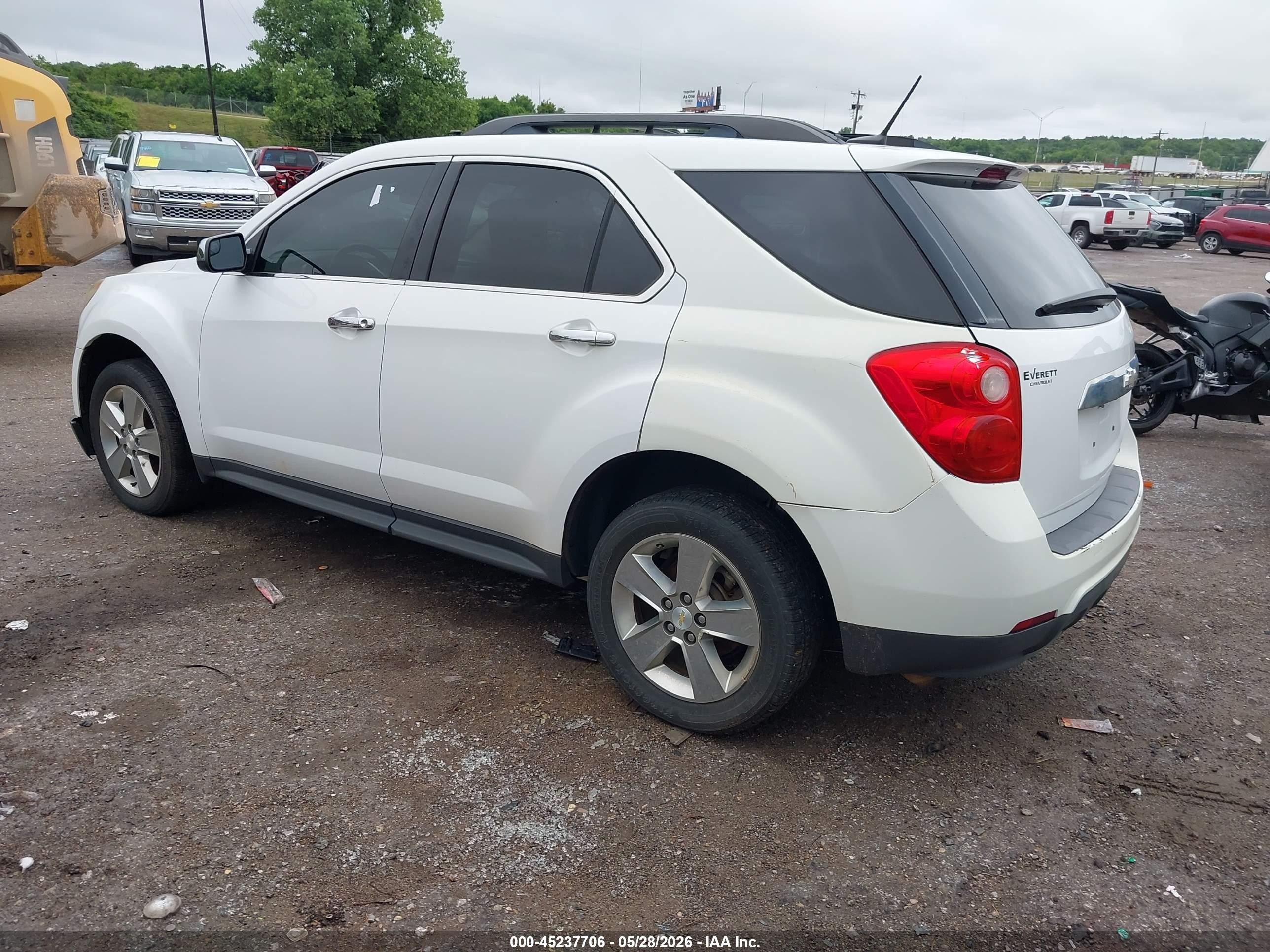 2014 Chevrolet Equinox 1lt White vin: 2GNALBEK3E6360337