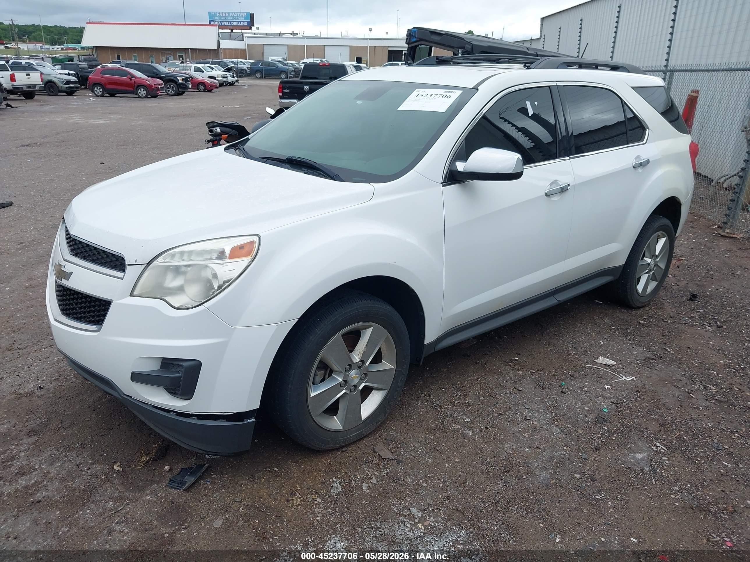 2014 Chevrolet Equinox 1lt White vin: 2GNALBEK3E6360337