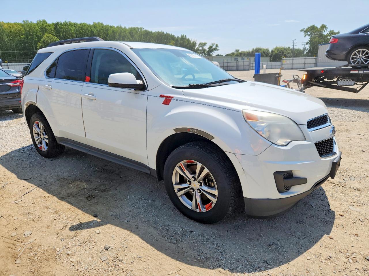 2015 Chevrolet Equinox Lt White vin: 2GNALBEK3F1119263