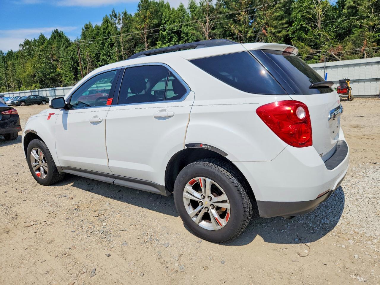2015 Chevrolet Equinox Lt White vin: 2GNALBEK3F1119263