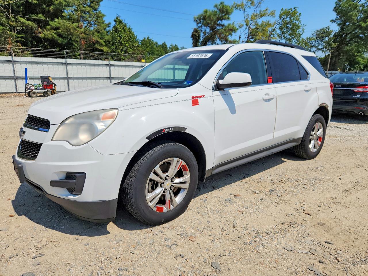 2015 Chevrolet Equinox Lt White vin: 2GNALBEK3F1119263