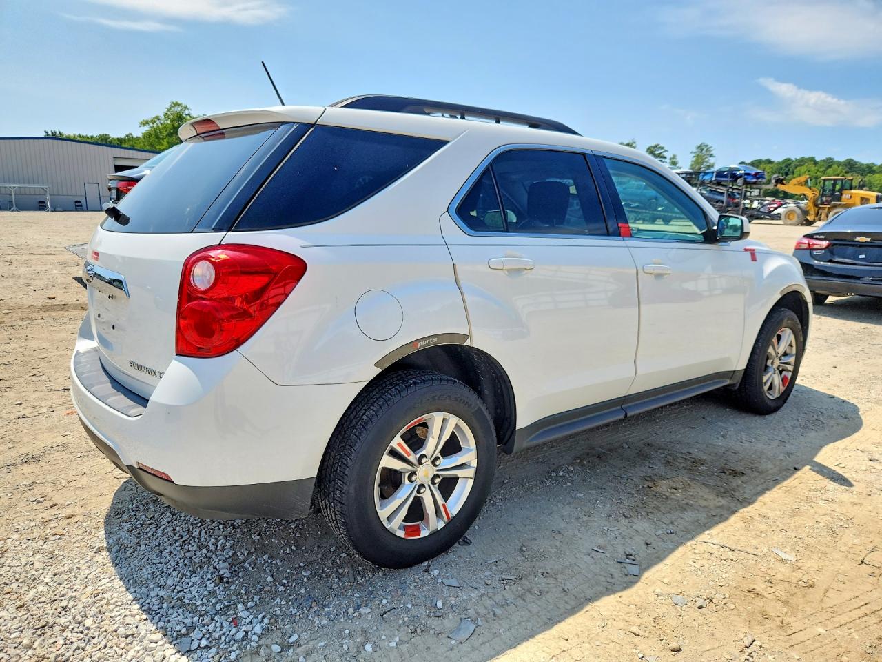 2015 Chevrolet Equinox Lt White vin: 2GNALBEK3F1119263