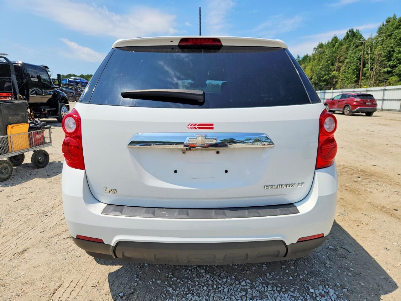 2015 Chevrolet Equinox Lt White vin: 2GNALBEK3F1119263