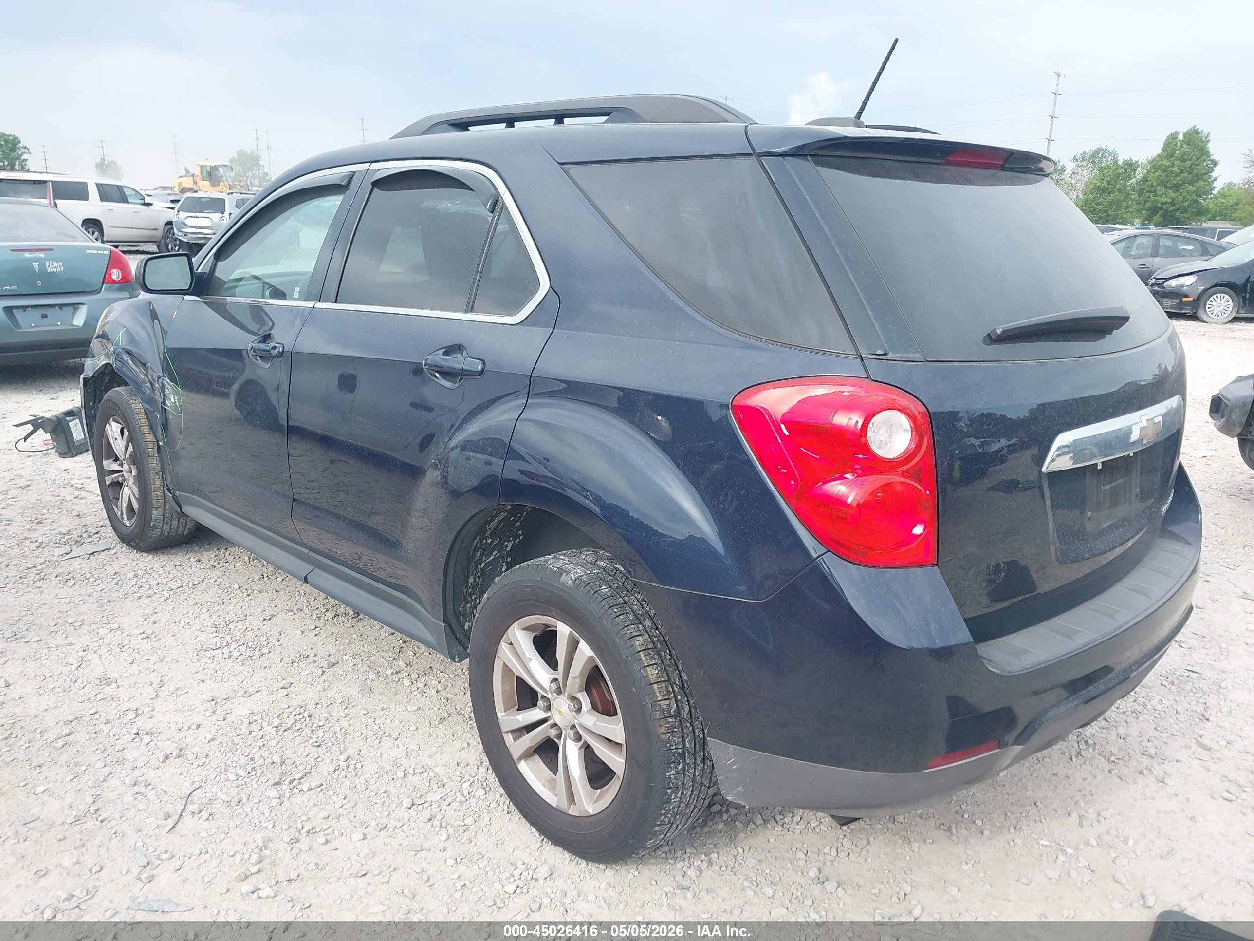 2015 Chevrolet Equinox 1lt Синий vin: 2GNALBEK3F1143501