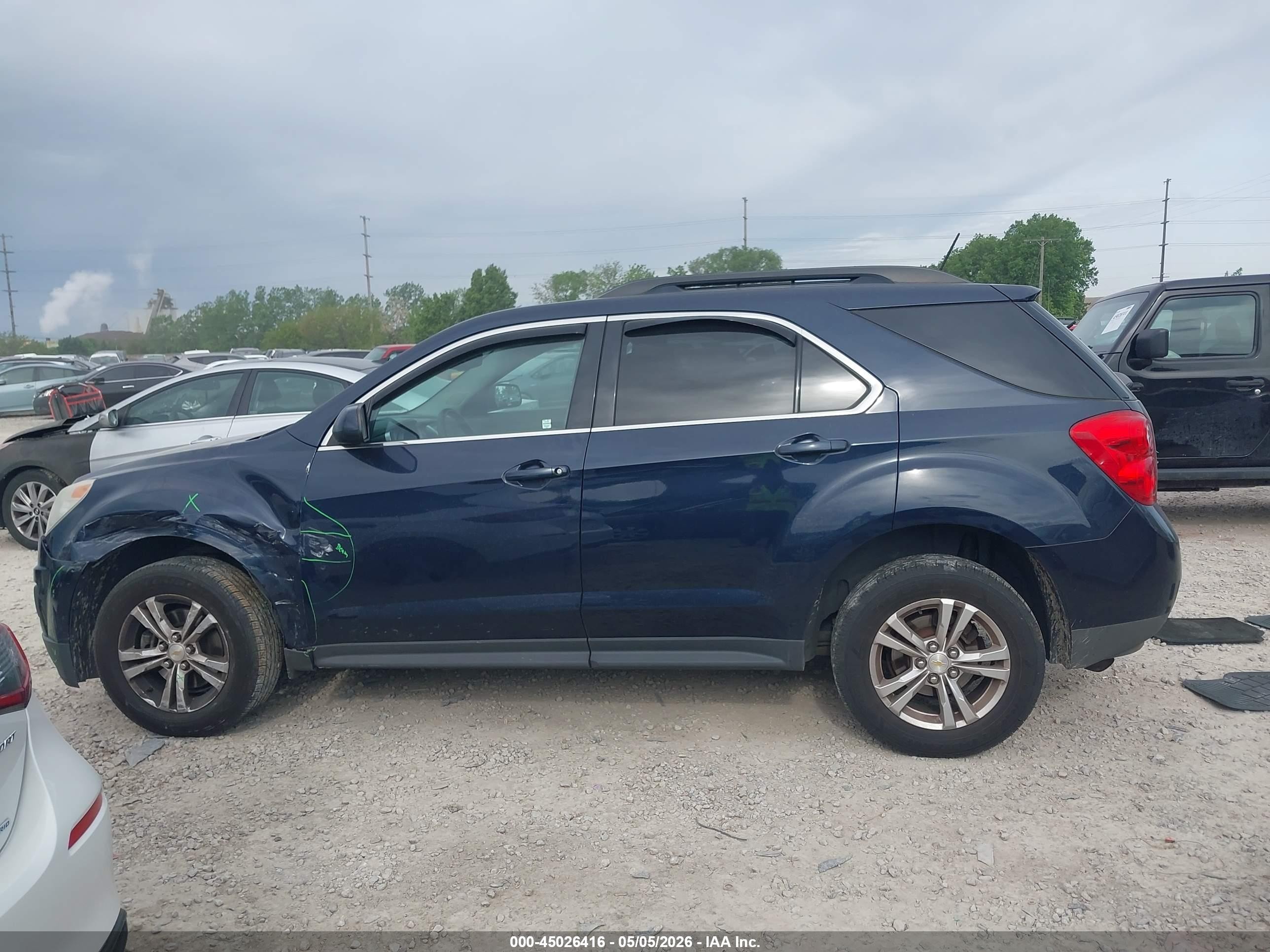 2015 Chevrolet Equinox 1lt Синий vin: 2GNALBEK3F1143501