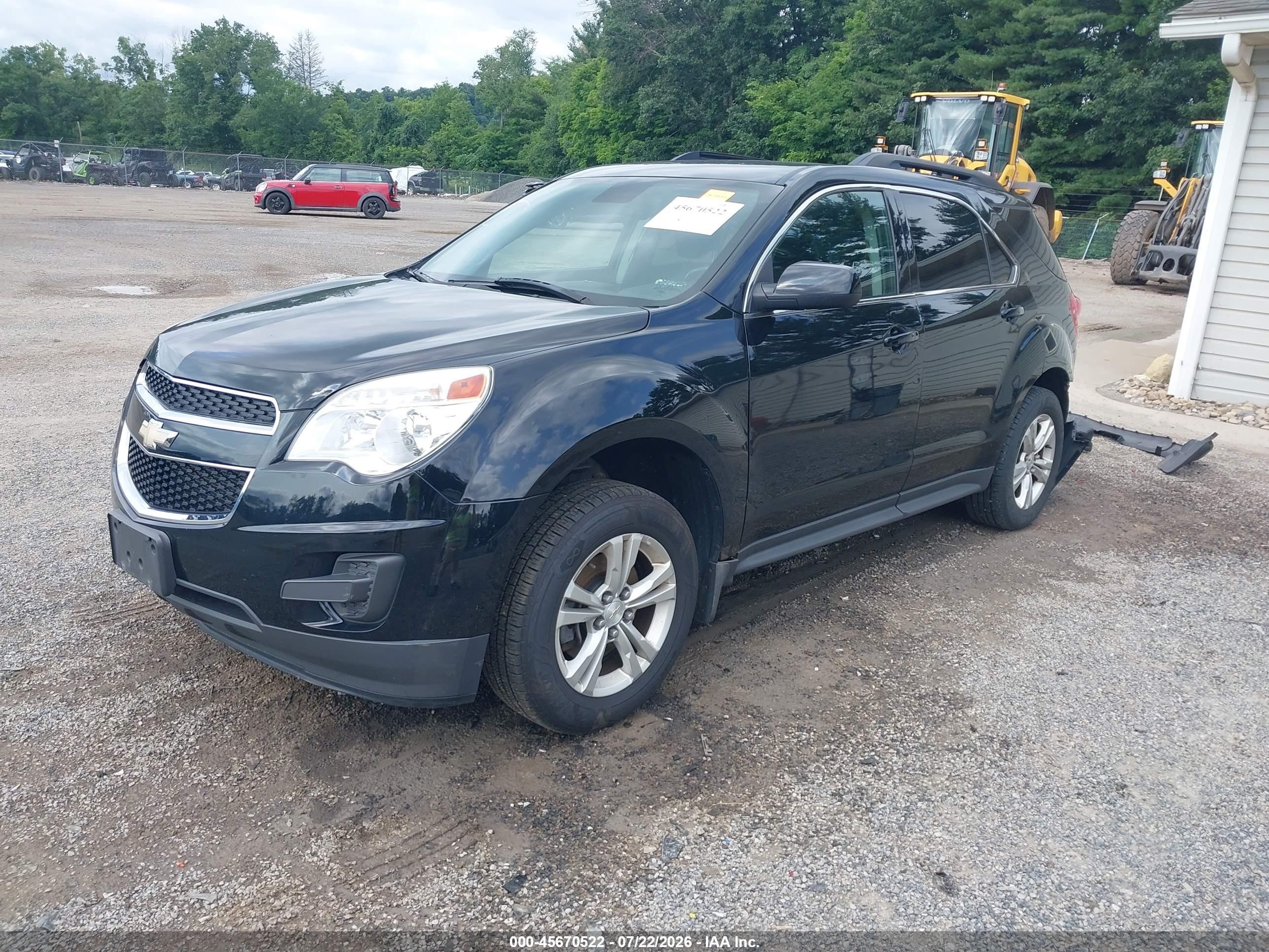 2015 Chevrolet Equinox Lt Black vin: 2GNALBEK3F1159195