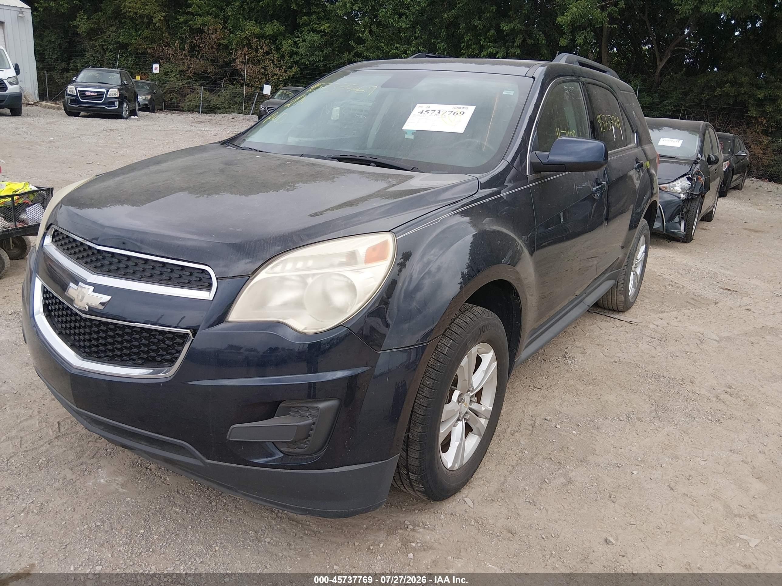 2015 Chevrolet Equinox 1lt Dark Blue vin: 2GNALBEK3F6138575