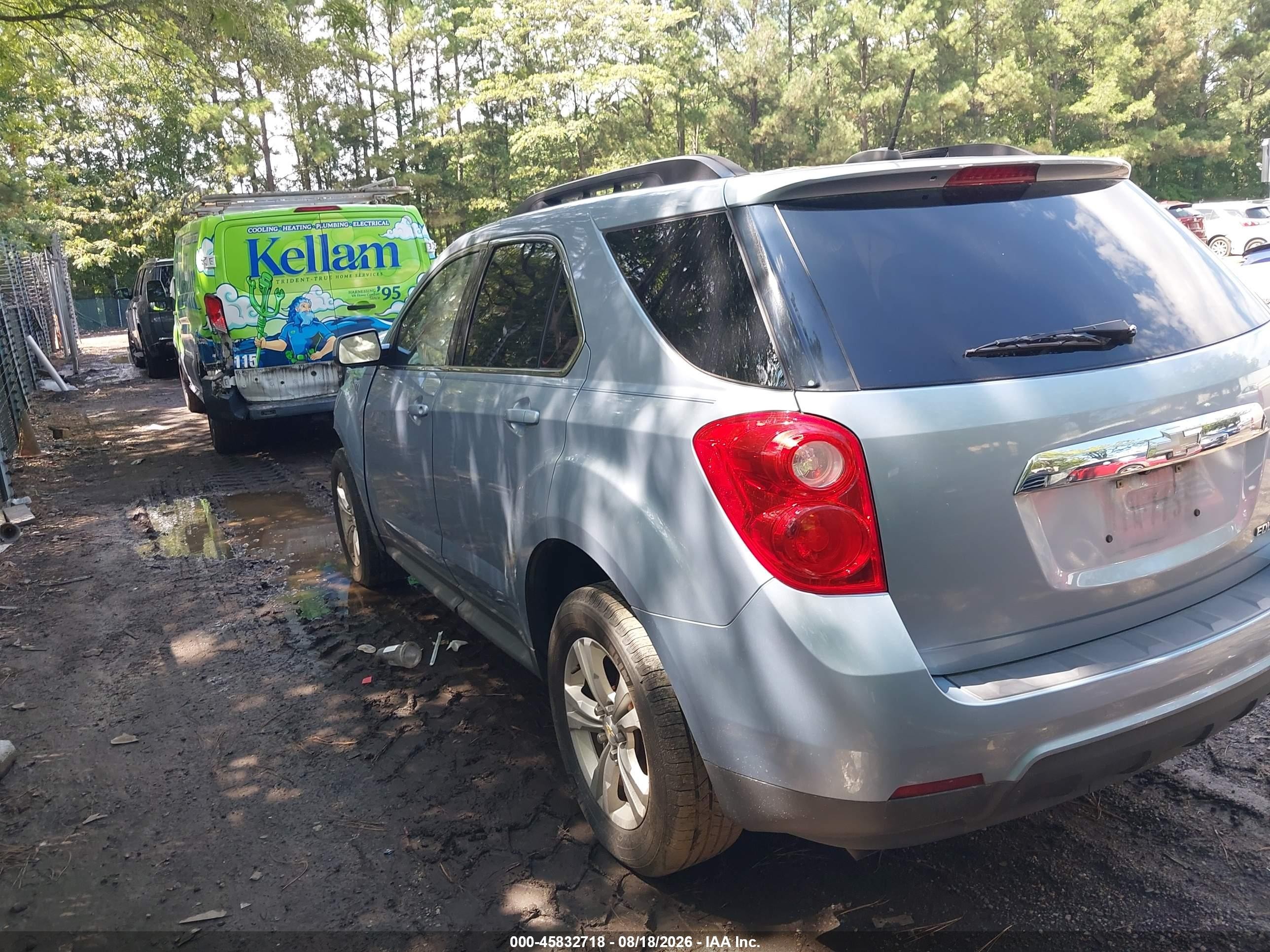 2015 Chevrolet Equinox Lt Light Blue vin: 2GNALBEK3F6209984