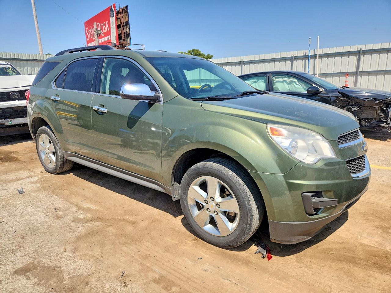 2015 Chevrolet Equinox Lt Green vin: 2GNALBEK3F6249000