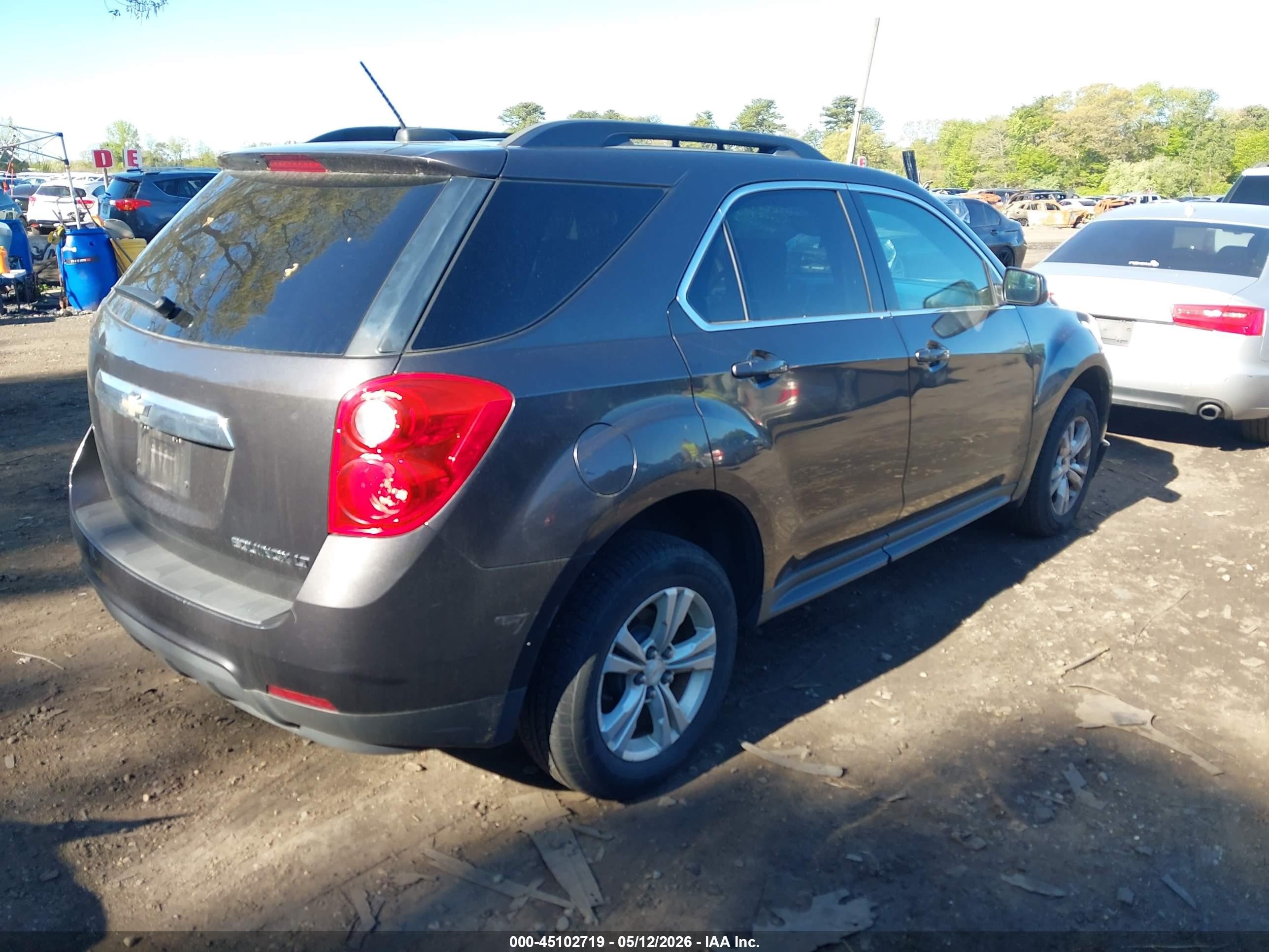 2015 Chevrolet Equinox 1lt Gray vin: 2GNALBEK3F6266203