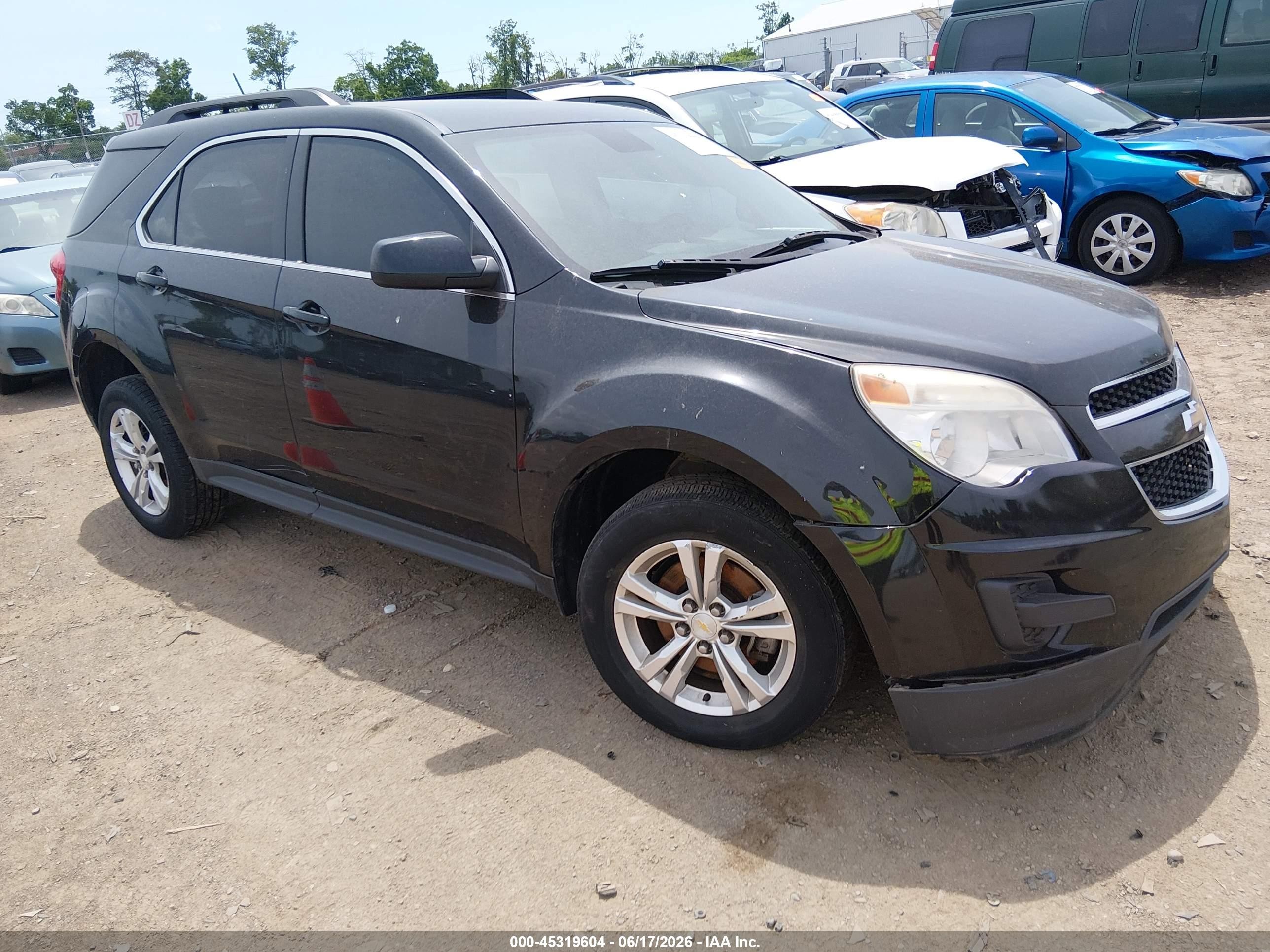 2015 Chevrolet Equinox 1lt Black vin: 2GNALBEK3F6302424