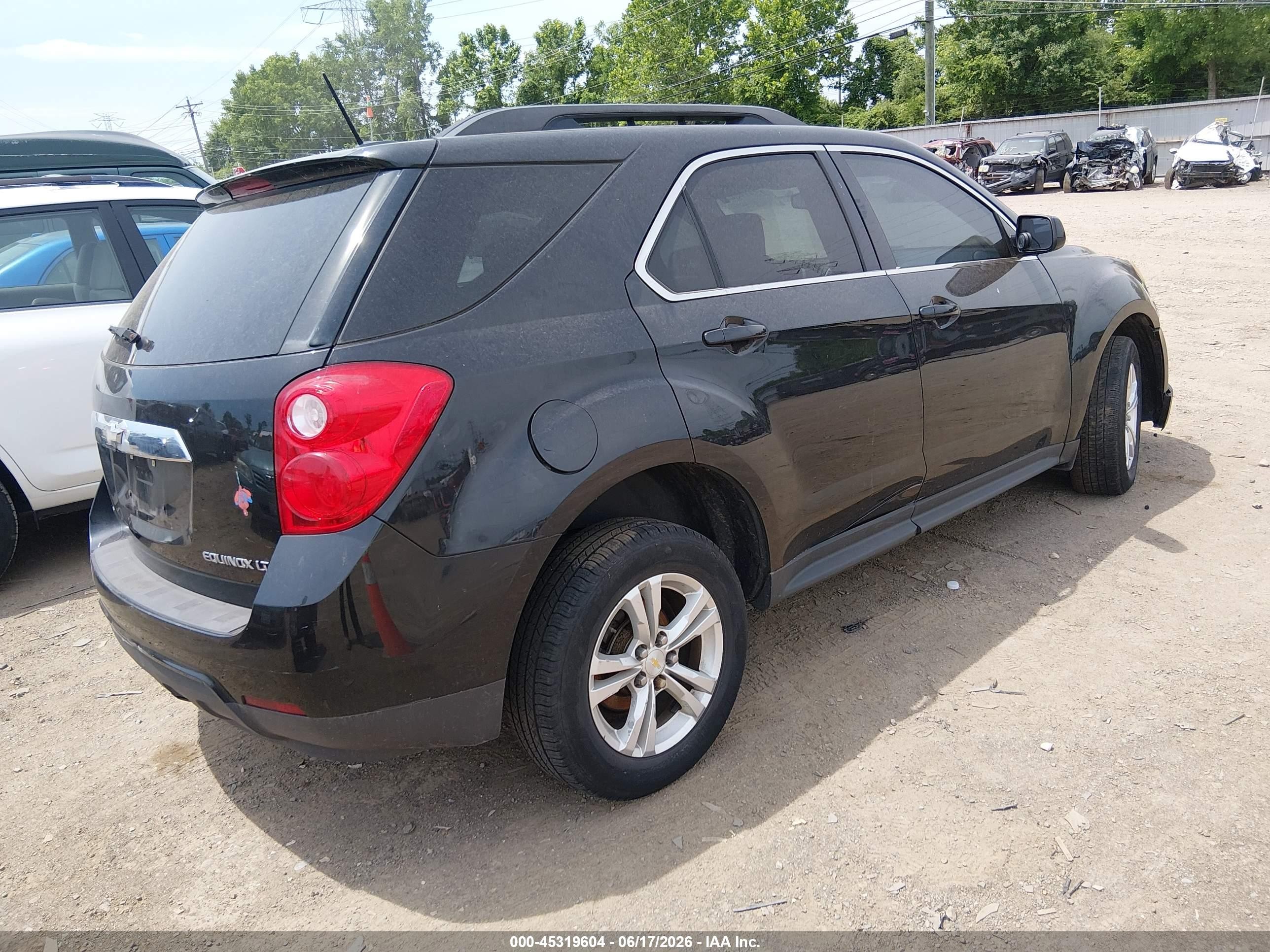 2015 Chevrolet Equinox 1lt Black vin: 2GNALBEK3F6302424