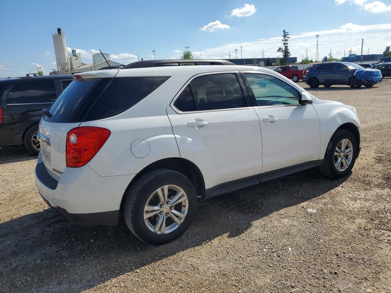 2015 Chevrolet Equinox Lt White vin: 2GNALBEK3F6313293