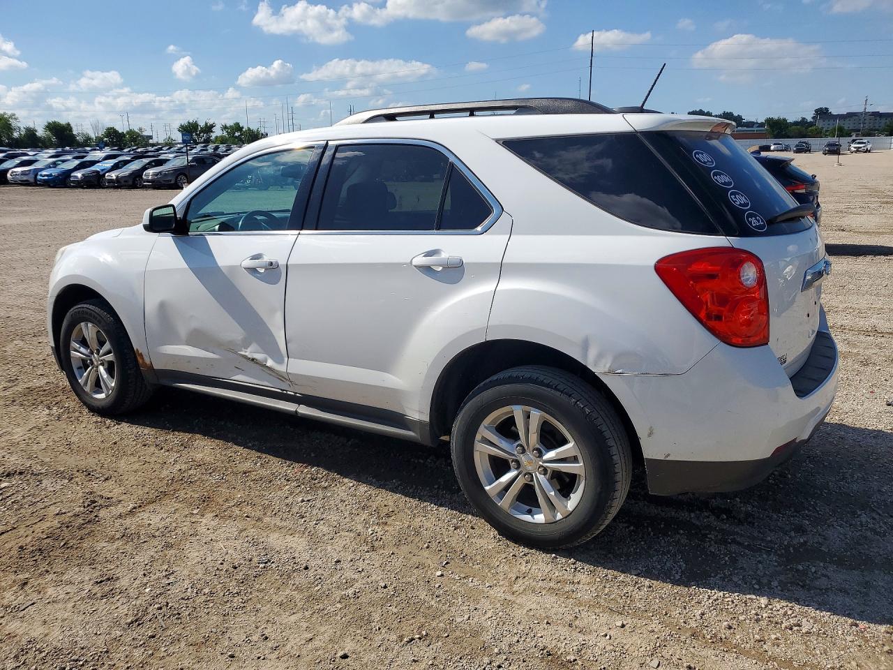 2015 Chevrolet Equinox Lt White vin: 2GNALBEK3F6313293