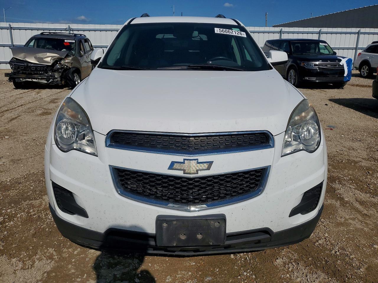 2015 Chevrolet Equinox Lt White vin: 2GNALBEK3F6313293